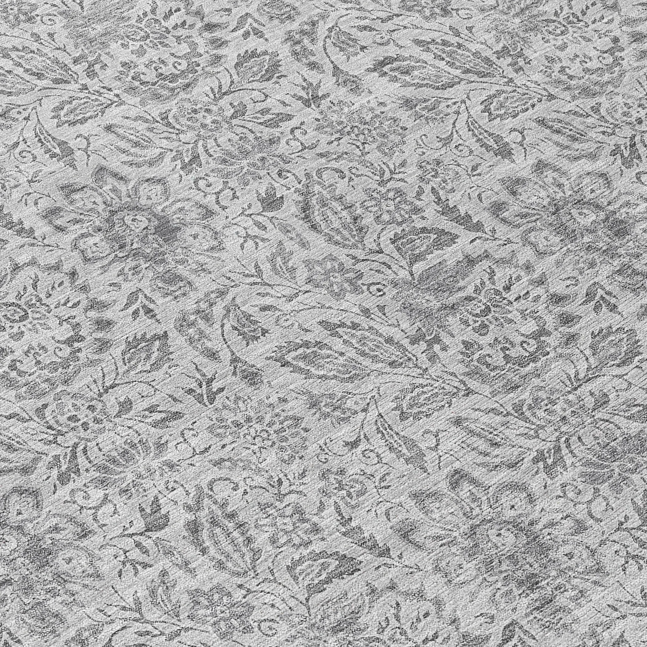 Machine Washable Indoor/ Outdoor Chantille Farmhouse Floral Rug