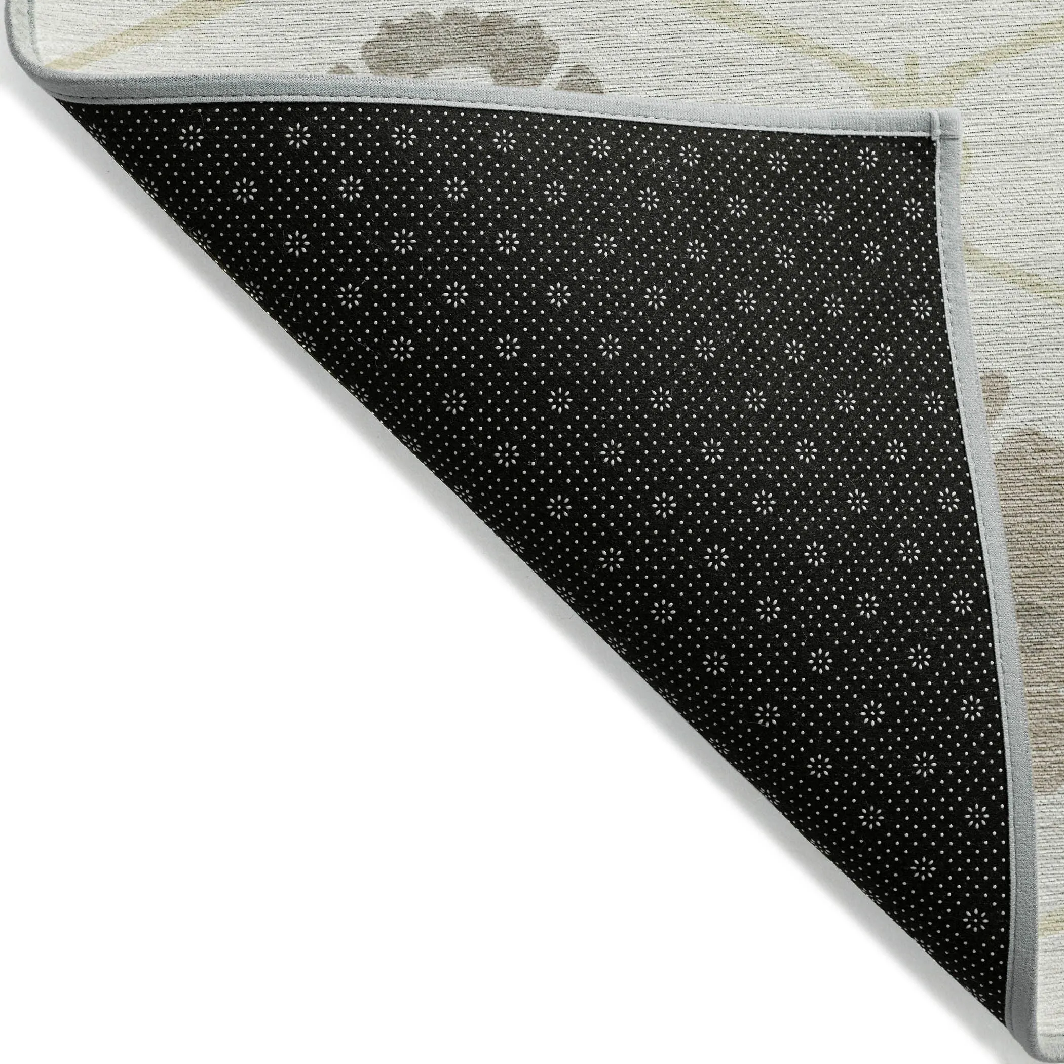 Machine Washable Indoor/ Outdoor Chantille Floral Geo Rug