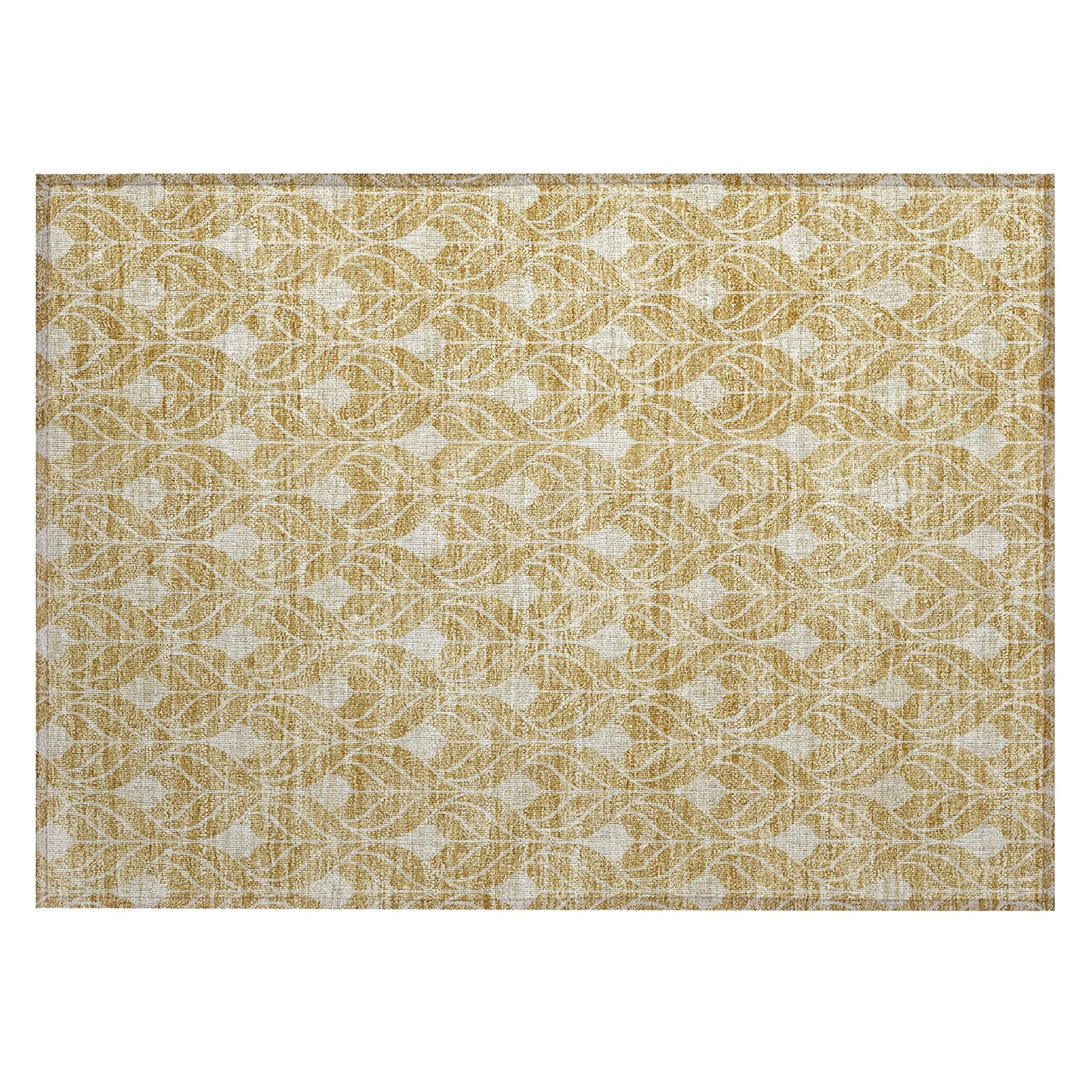 Machine Washable Indoor/ Outdoor Chantille Geo Teardrop Rug