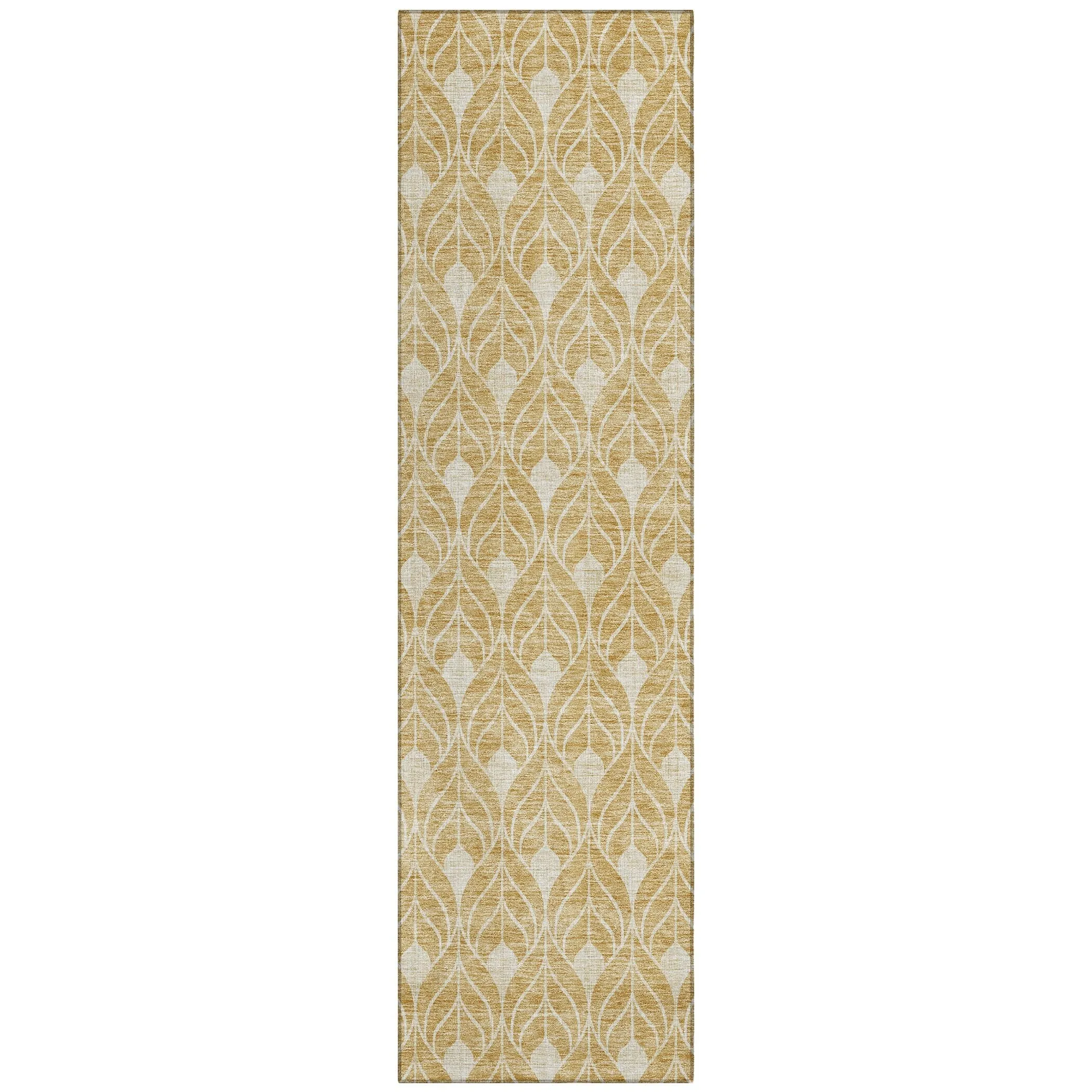 Machine Washable Indoor/ Outdoor Chantille Geo Teardrop Rug