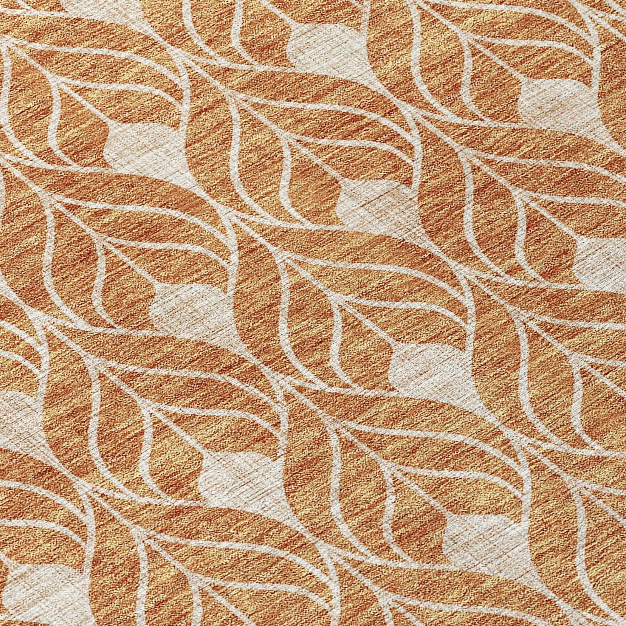 Machine Washable Indoor/ Outdoor Chantille Geo Teardrop Rug