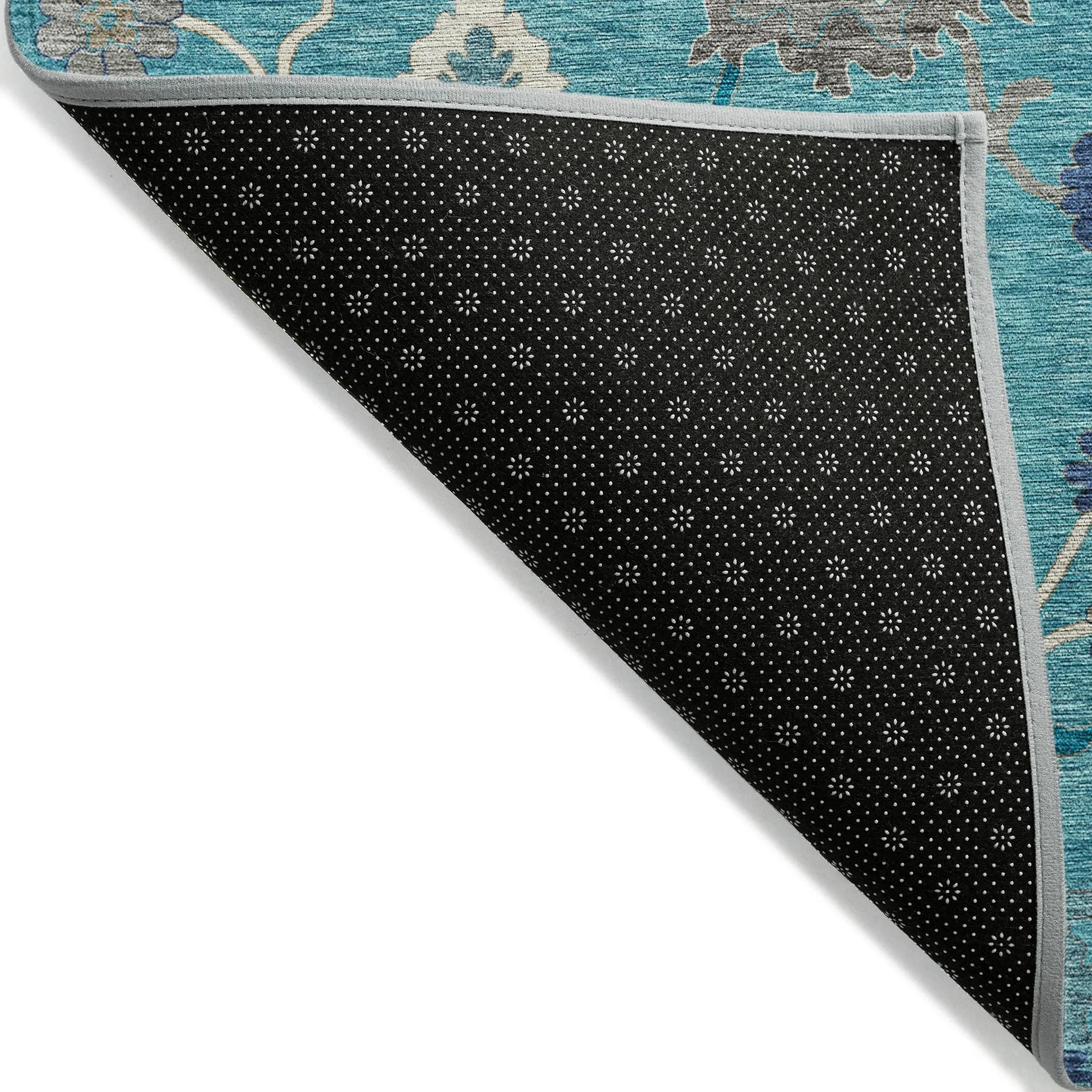 Machine Washable Indoor/ Outdoor Chantille Kashan Traditonal Rug