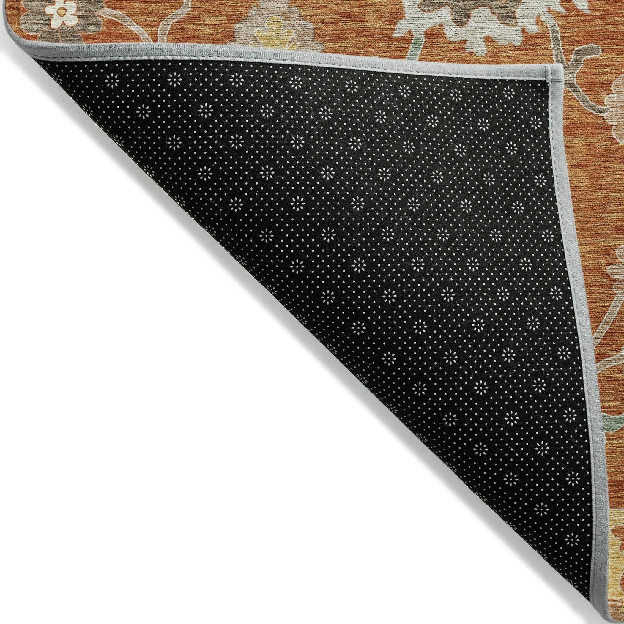 Machine Washable Indoor/ Outdoor Chantille Kashan Traditonal Rug