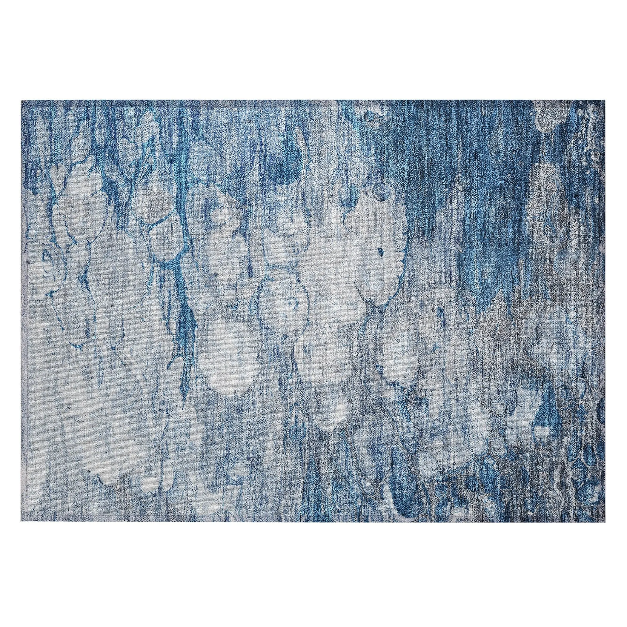 Machine Washable Indoor/ Outdoor Chantille Modern Abstract Rug