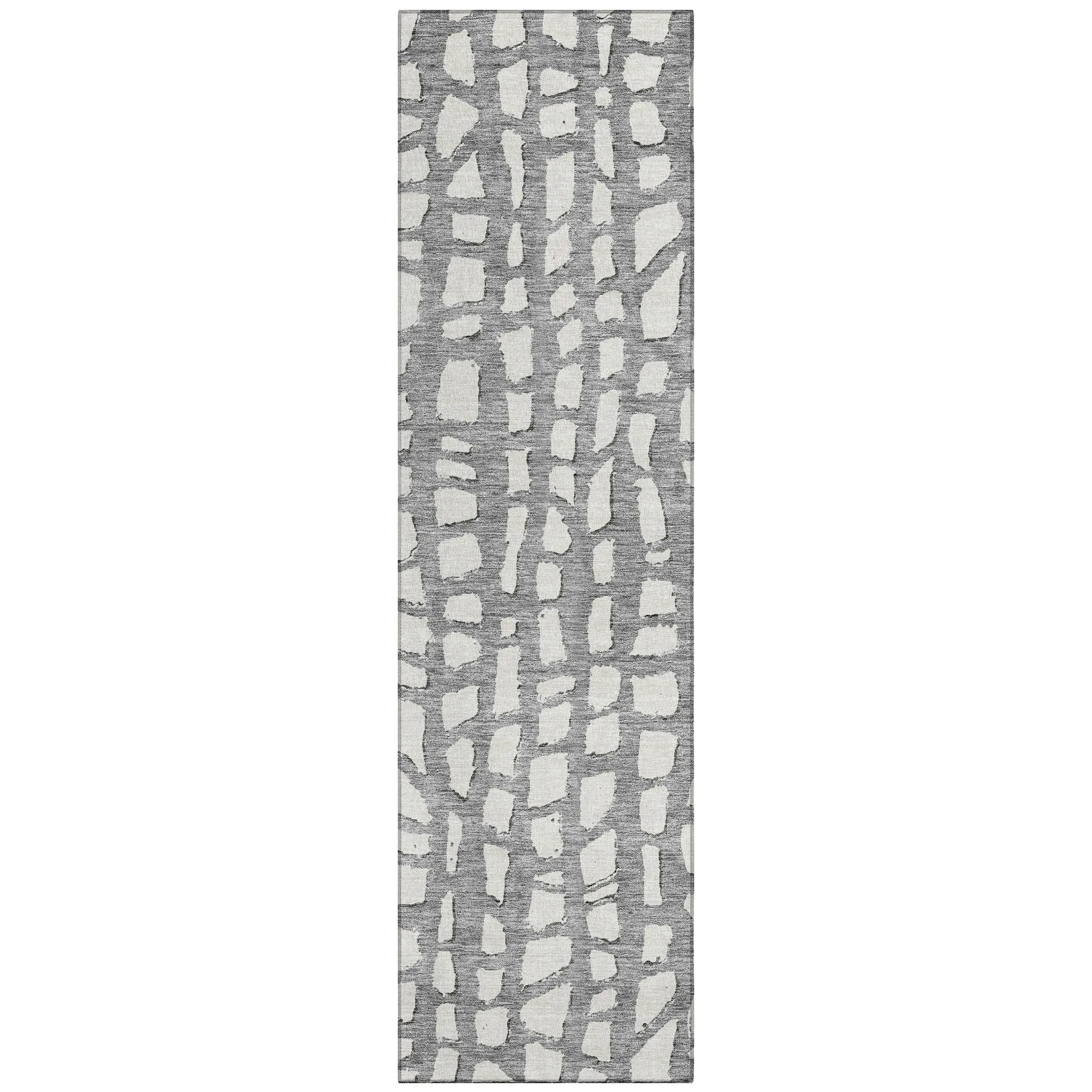 Machine Washable Indoor/ Outdoor Chantille Modern Abstract Rug