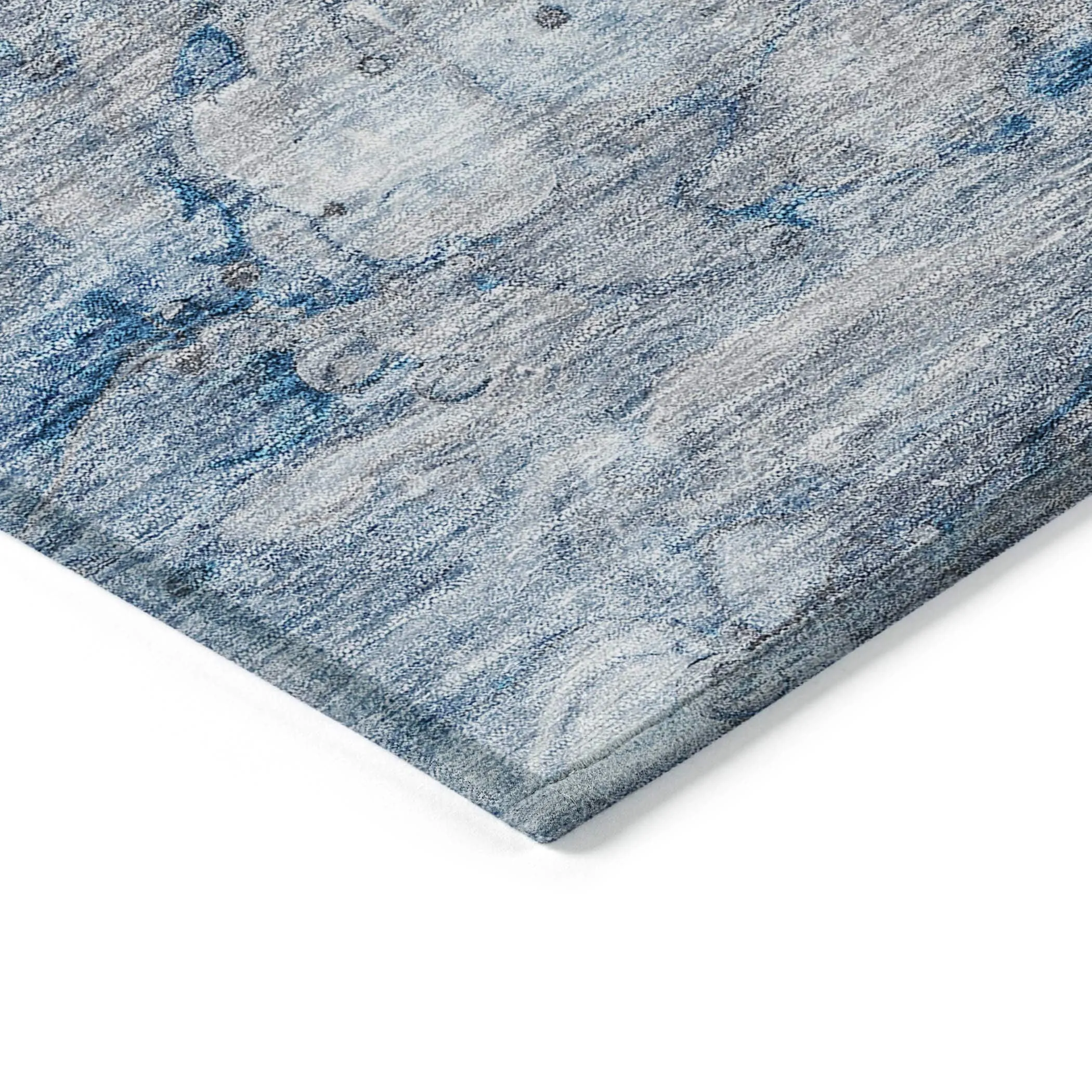 Machine Washable Indoor/ Outdoor Chantille Modern Abstract Rug