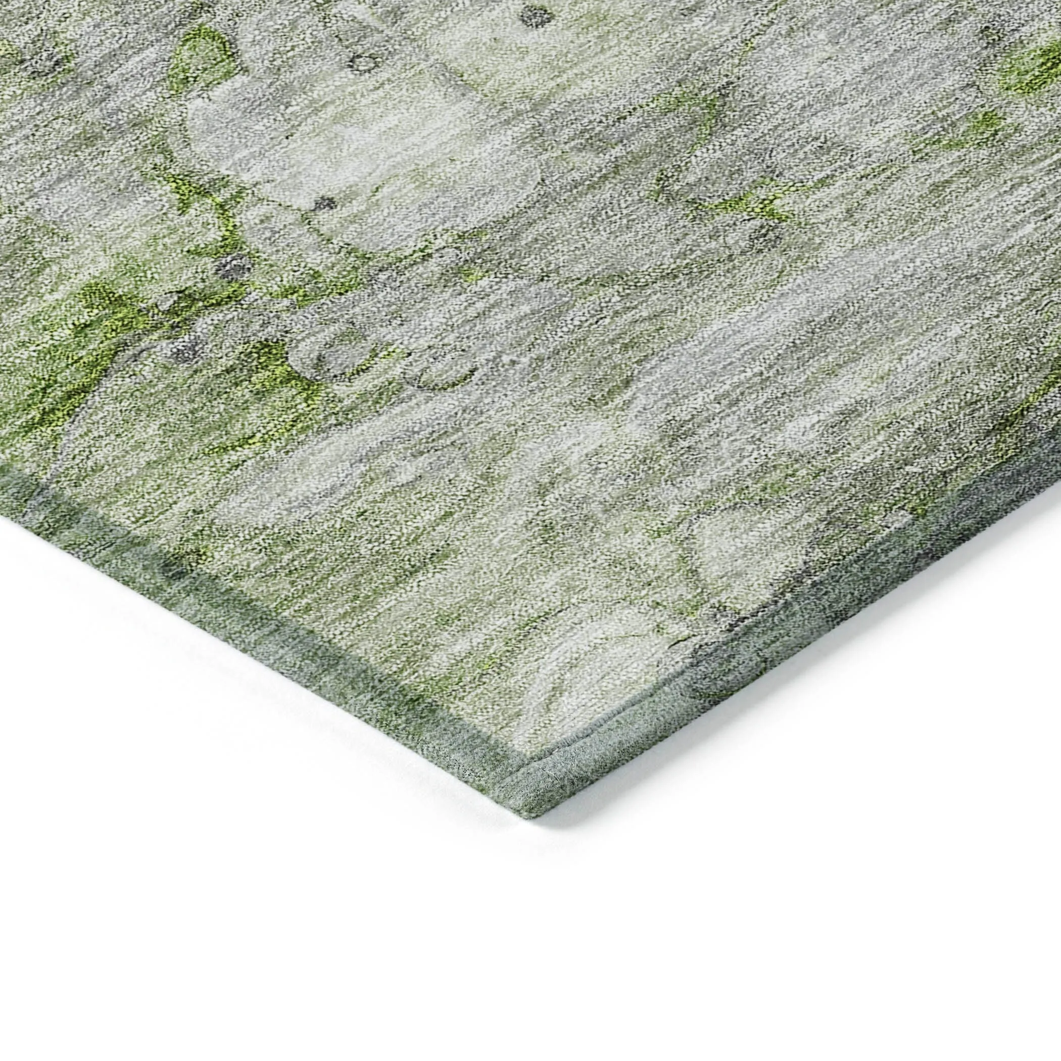 Machine Washable Indoor/ Outdoor Chantille Modern Abstract Rug