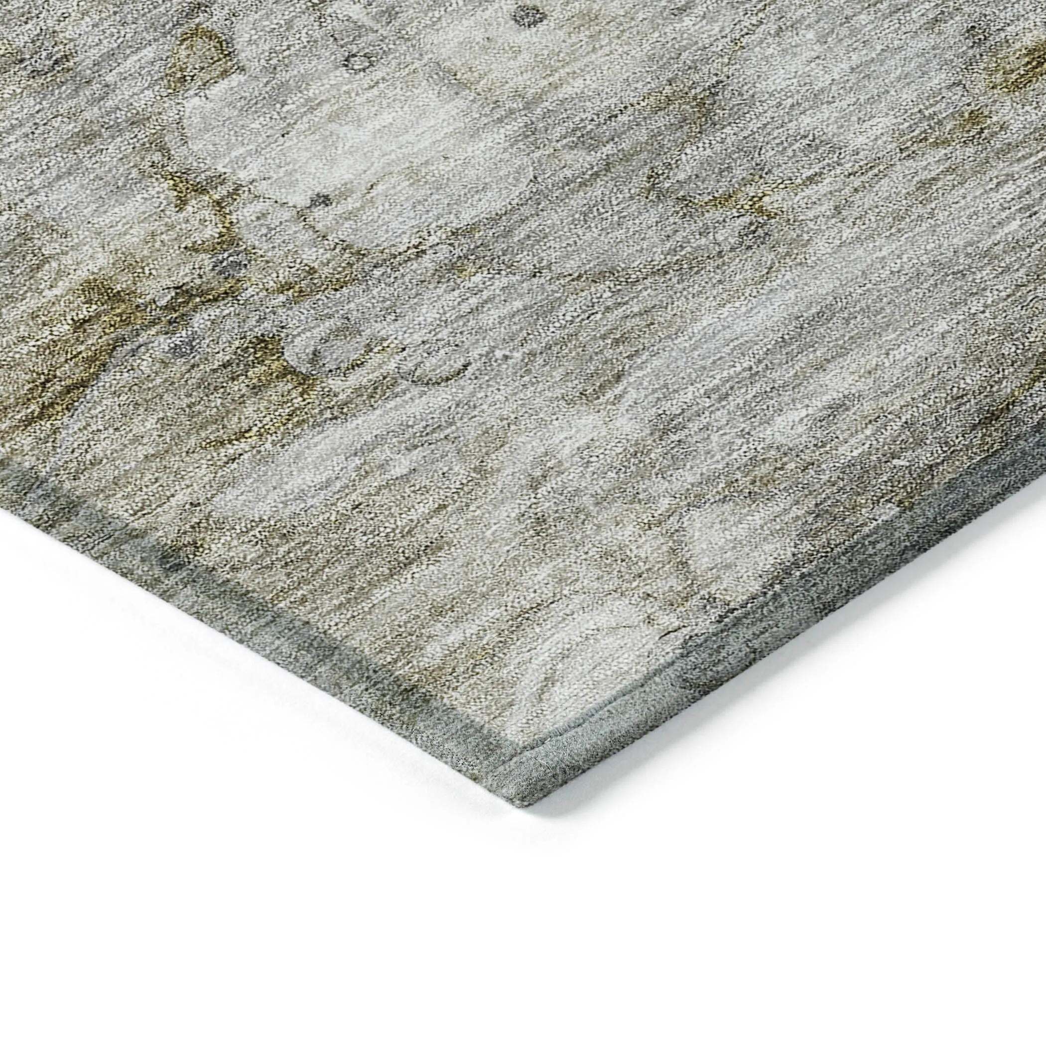Machine Washable Indoor/ Outdoor Chantille Modern Abstract Rug