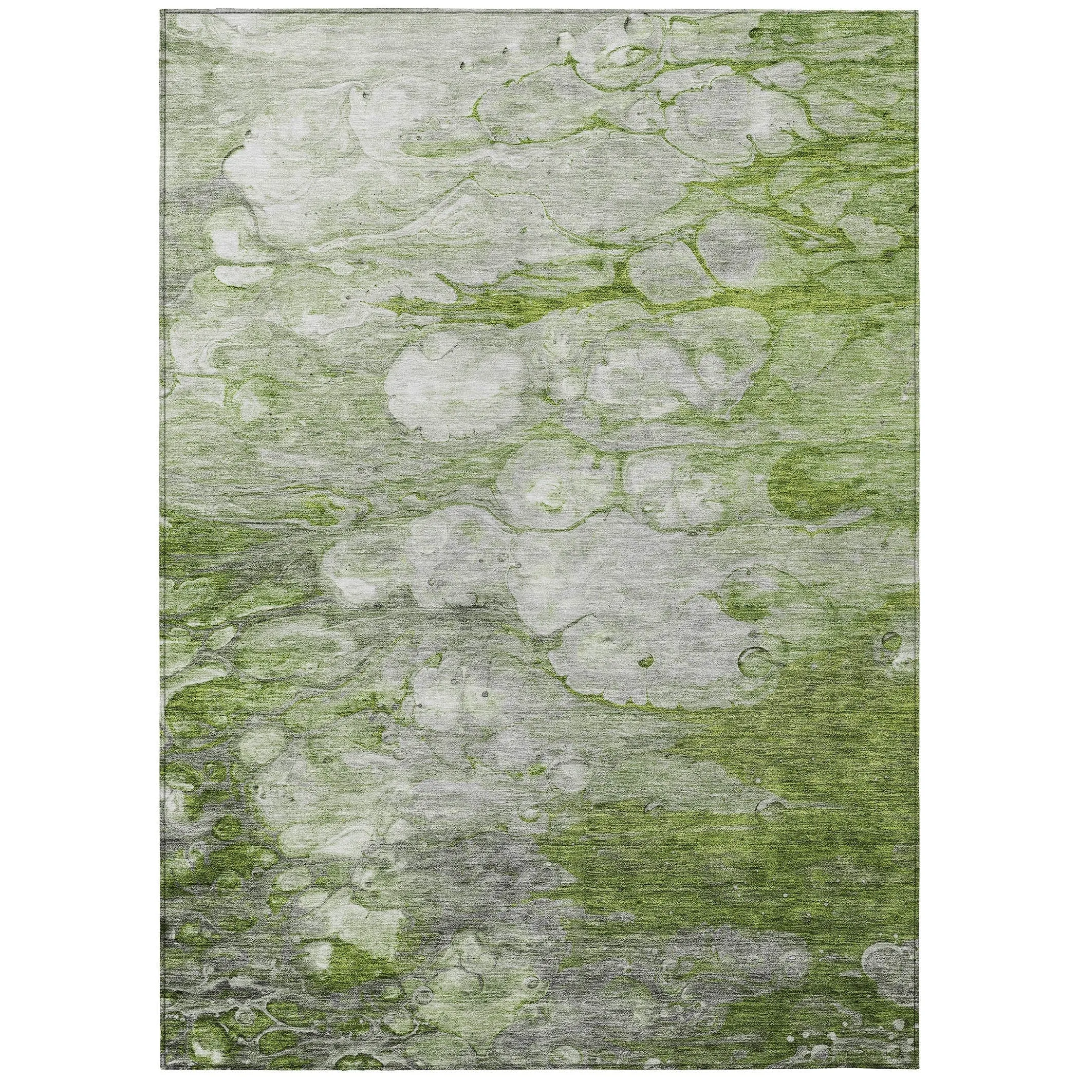Machine Washable Indoor/ Outdoor Chantille Modern Abstract Rug