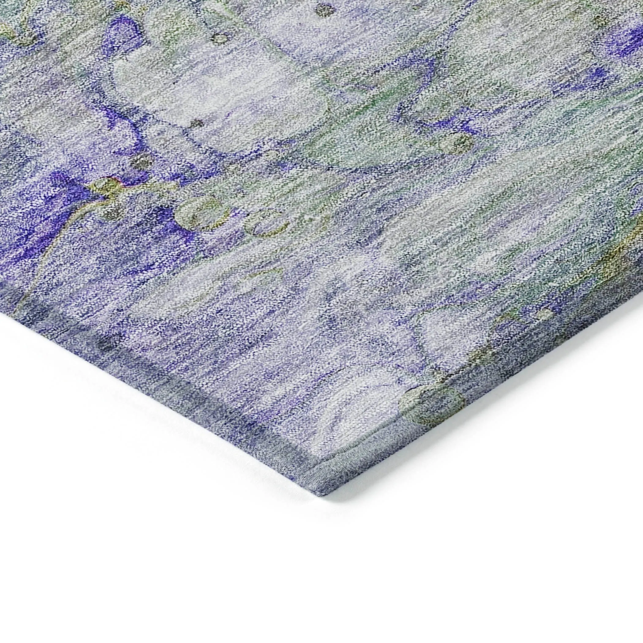 Machine Washable Indoor/ Outdoor Chantille Modern Abstract Rug