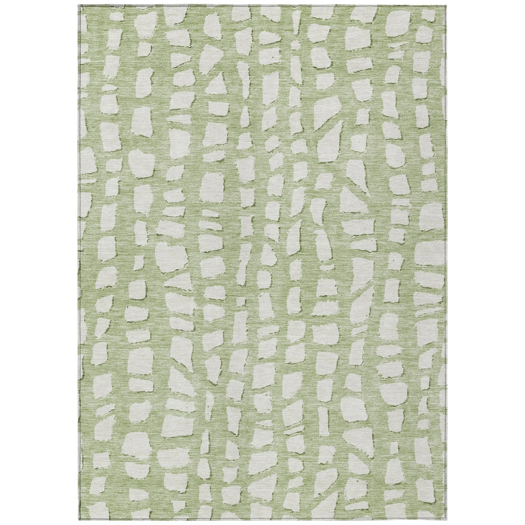 Machine Washable Indoor/ Outdoor Chantille Modern Abstract Rug