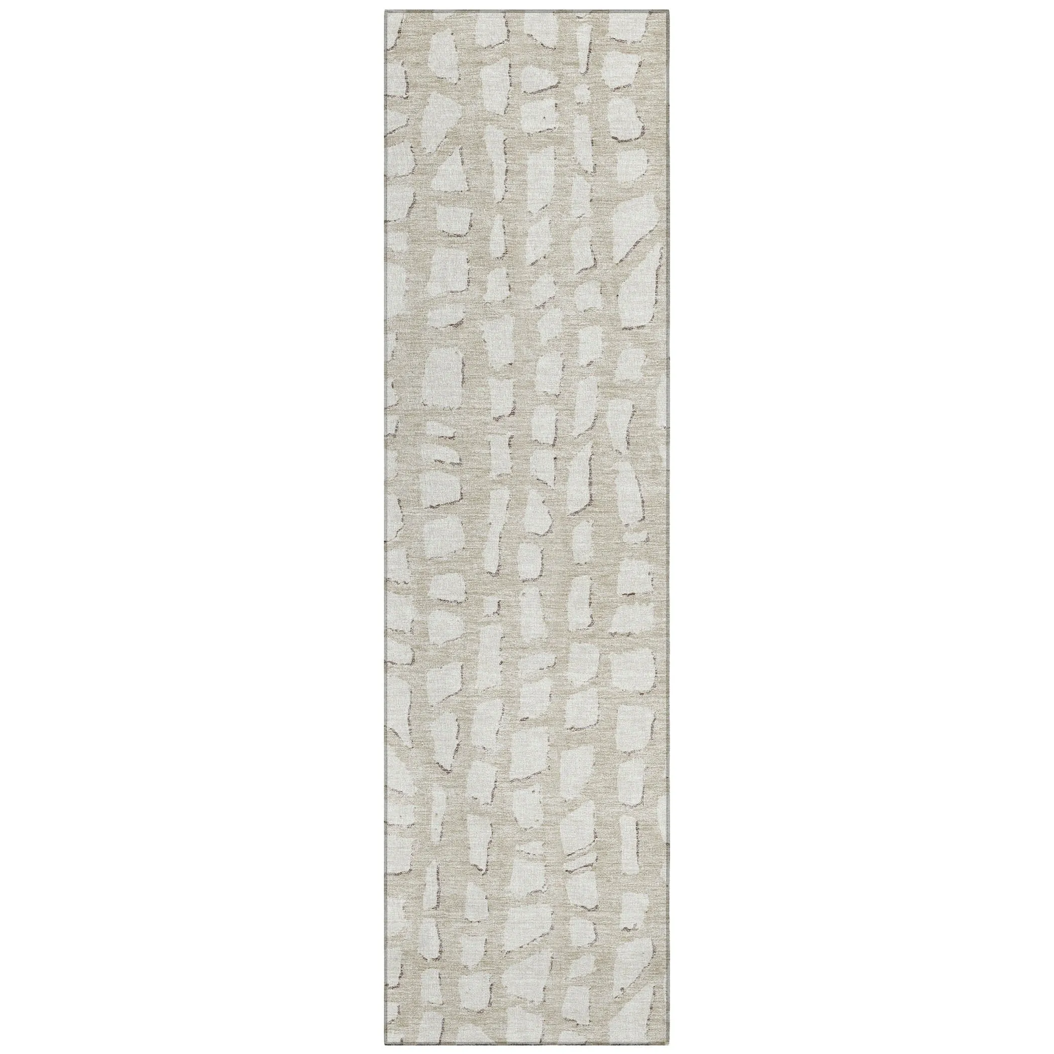 Machine Washable Indoor/ Outdoor Chantille Modern Abstract Rug