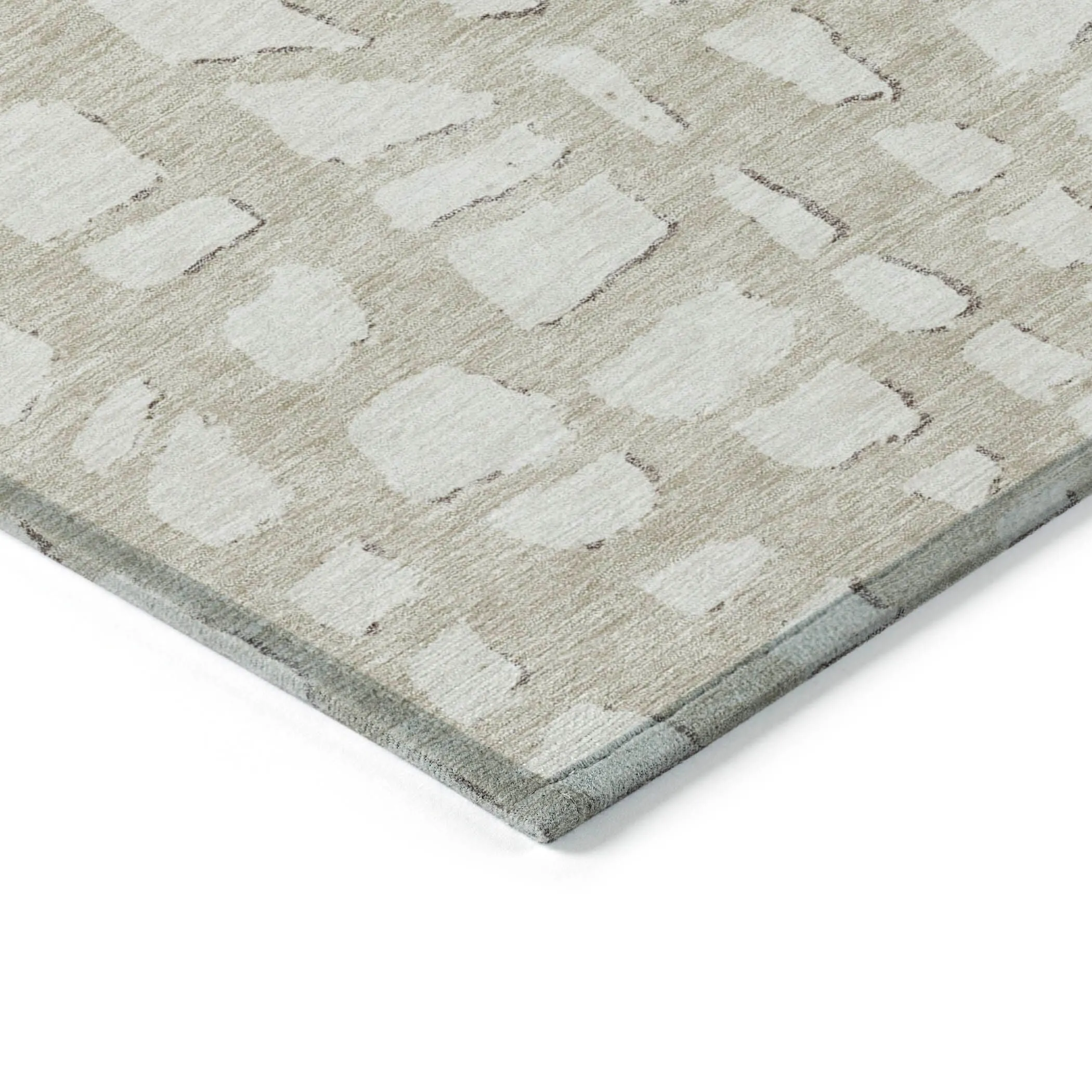 Machine Washable Indoor/ Outdoor Chantille Modern Abstract Rug
