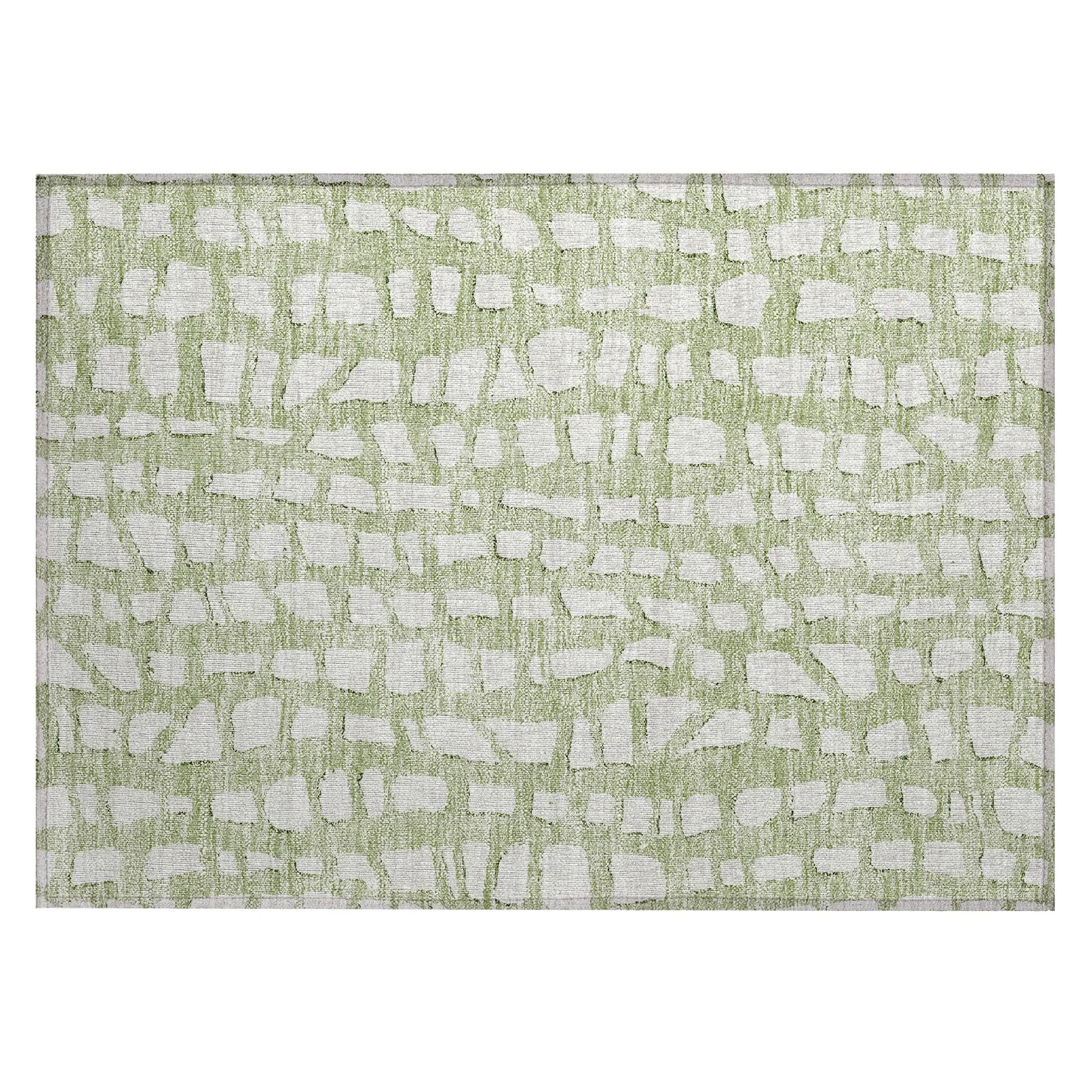 Machine Washable Indoor/ Outdoor Chantille Modern Abstract Rug