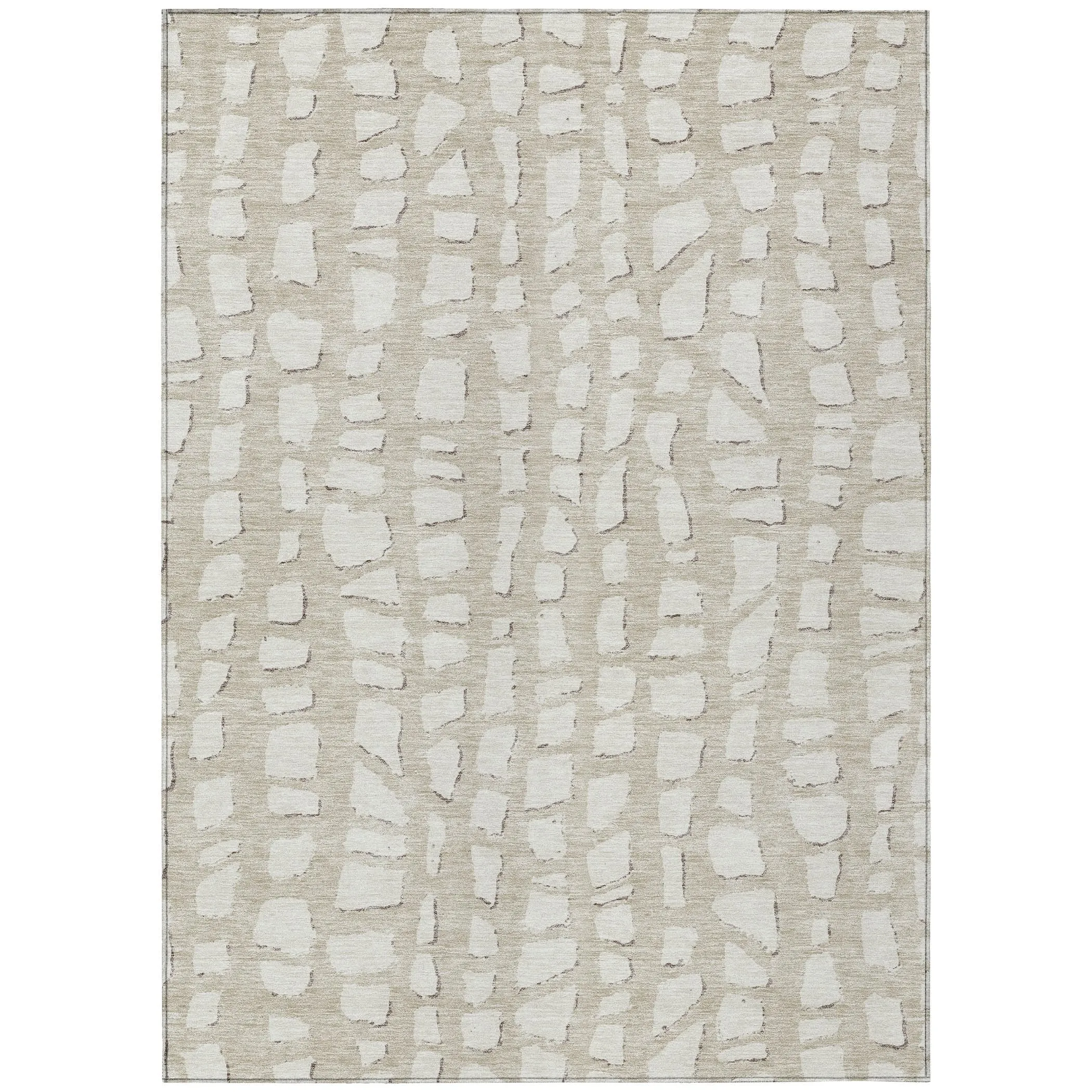 Machine Washable Indoor/ Outdoor Chantille Modern Abstract Rug