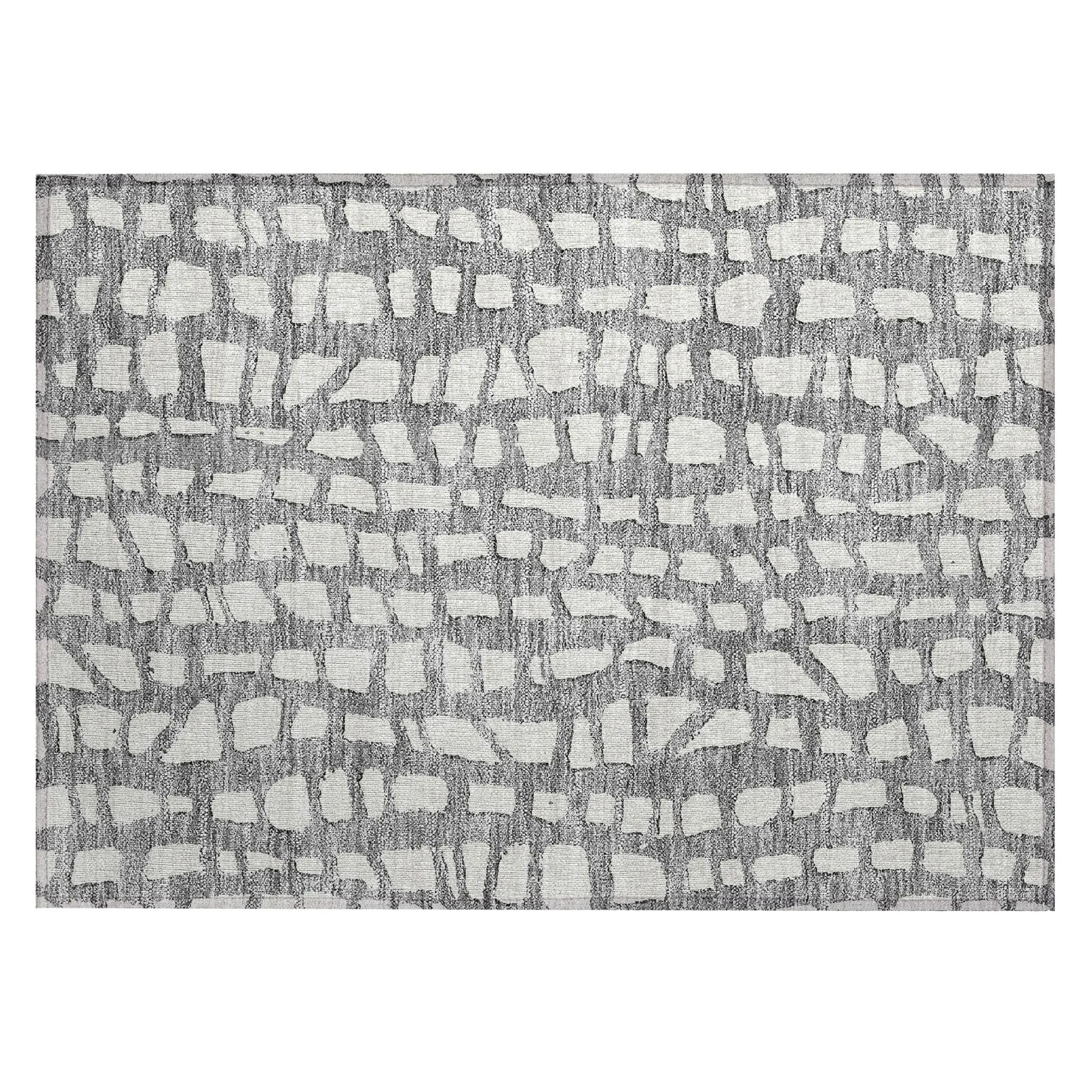 Machine Washable Indoor/ Outdoor Chantille Modern Abstract Rug