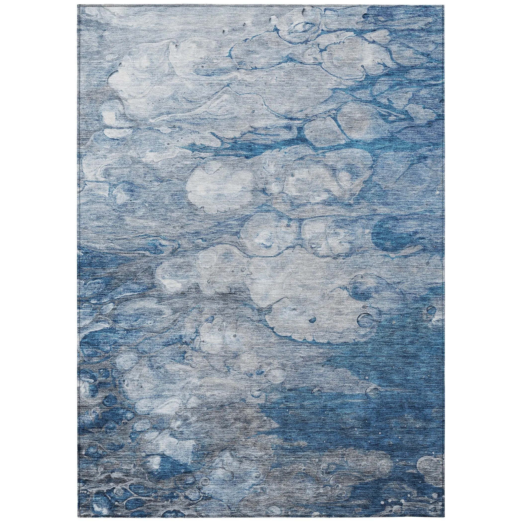 Machine Washable Indoor/ Outdoor Chantille Modern Abstract Rug