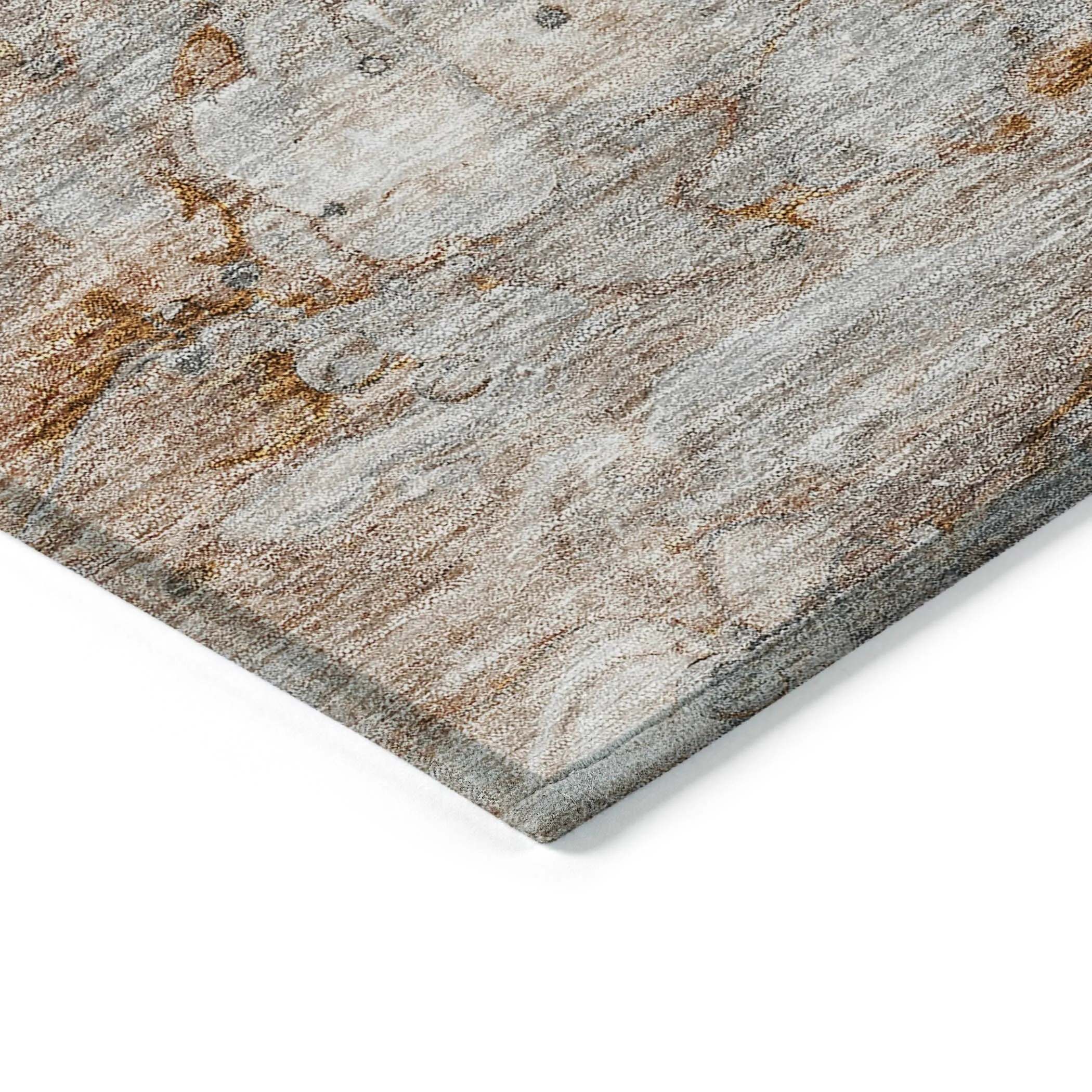 Machine Washable Indoor/ Outdoor Chantille Modern Abstract Rug