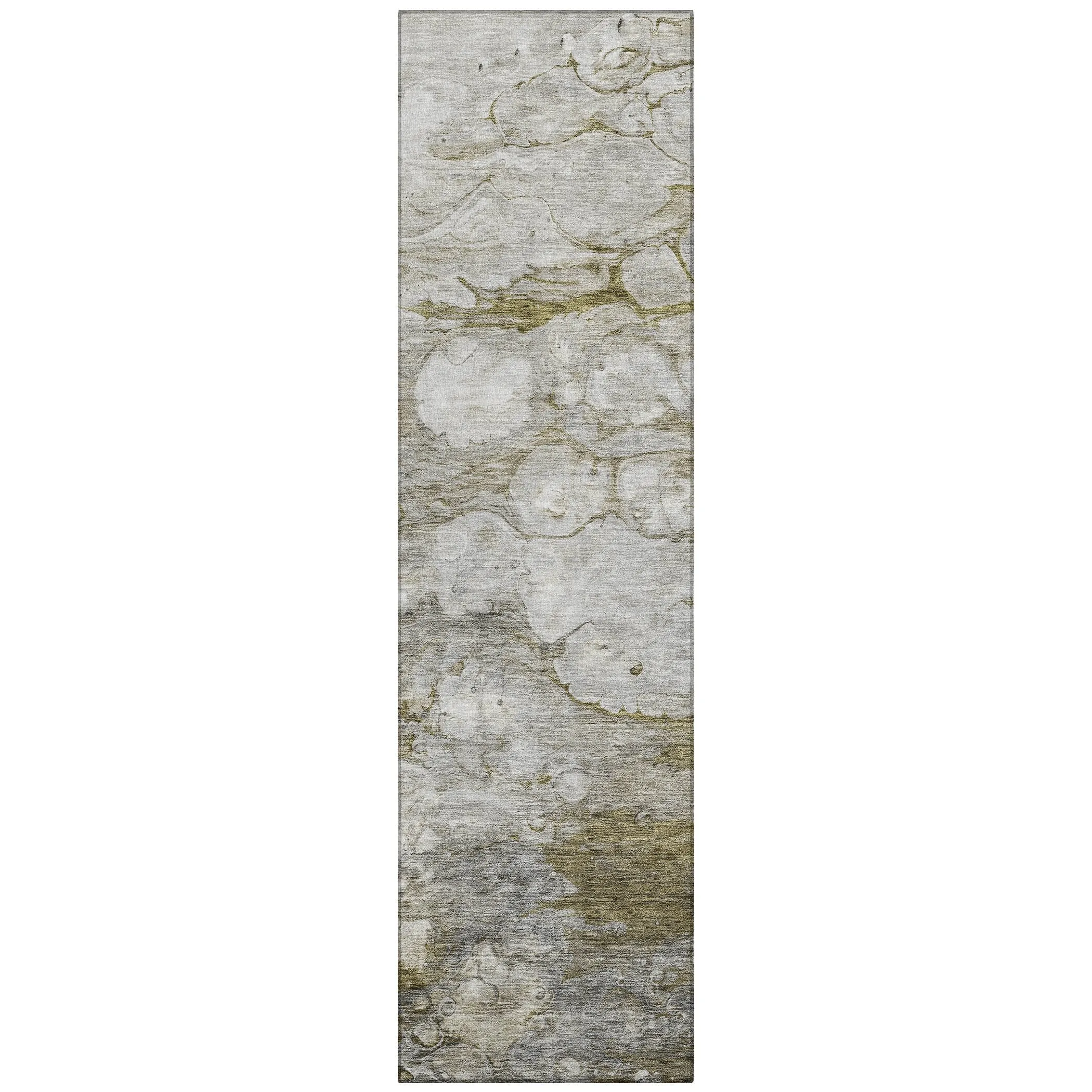 Machine Washable Indoor/ Outdoor Chantille Modern Abstract Rug