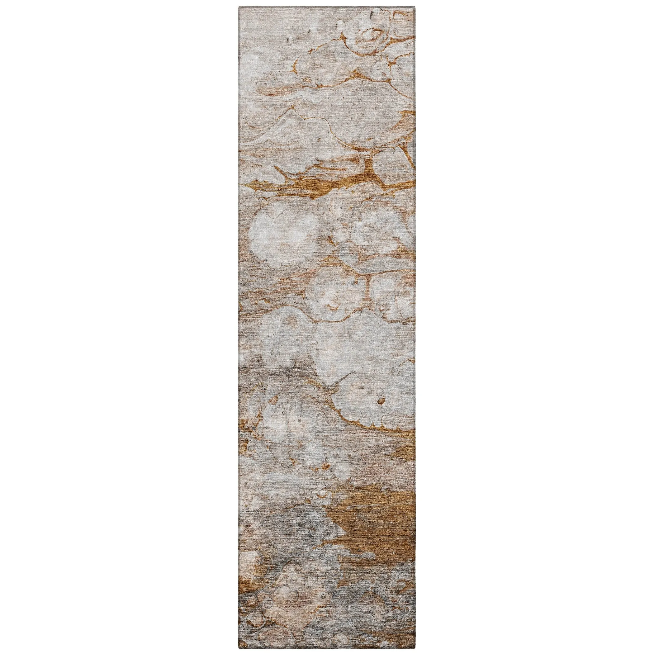 Machine Washable Indoor/ Outdoor Chantille Modern Abstract Rug