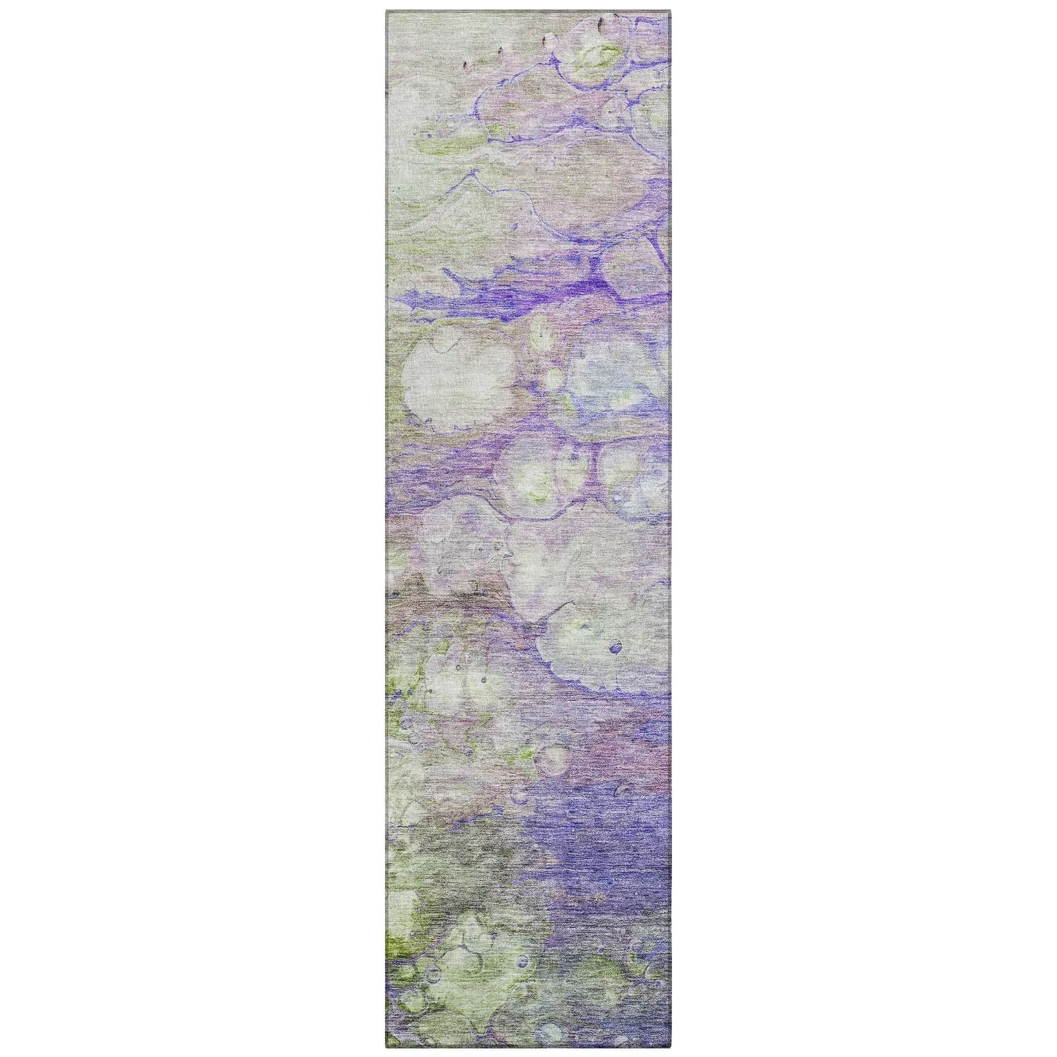 Machine Washable Indoor/ Outdoor Chantille Modern Abstract Rug