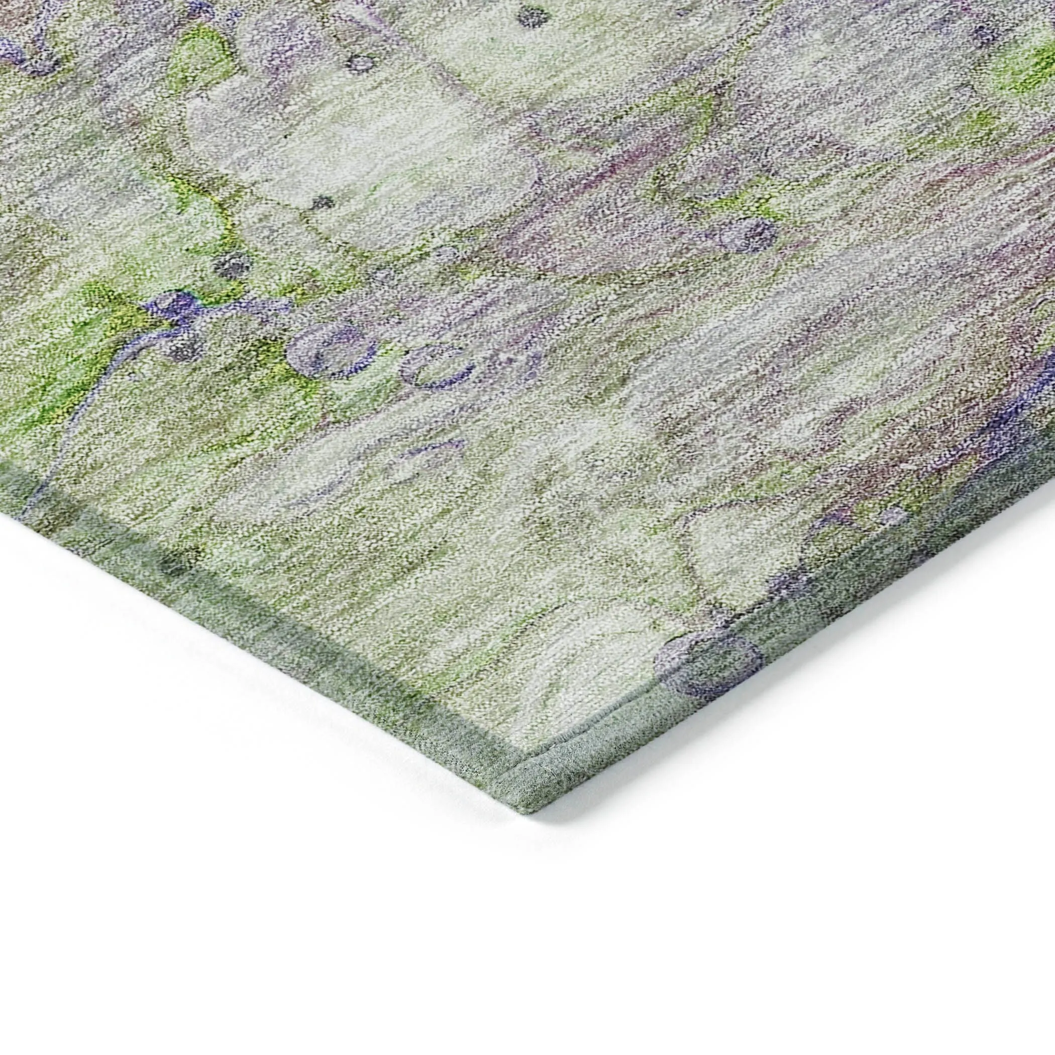 Machine Washable Indoor/ Outdoor Chantille Modern Abstract Rug