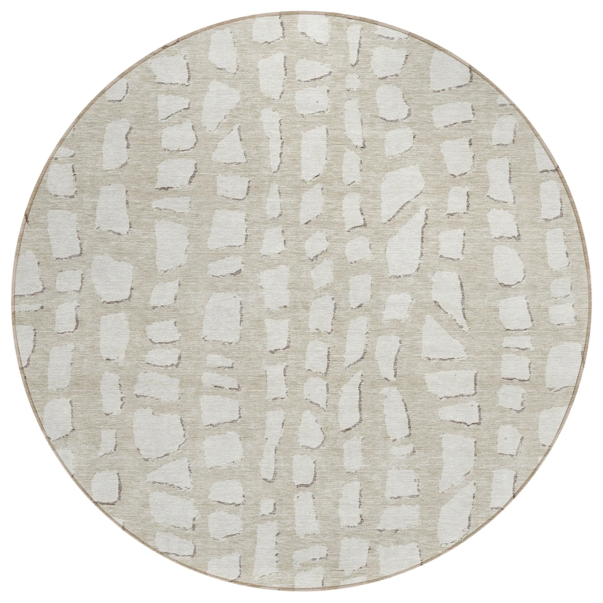 Machine Washable Indoor/ Outdoor Chantille Modern Abstract Rug