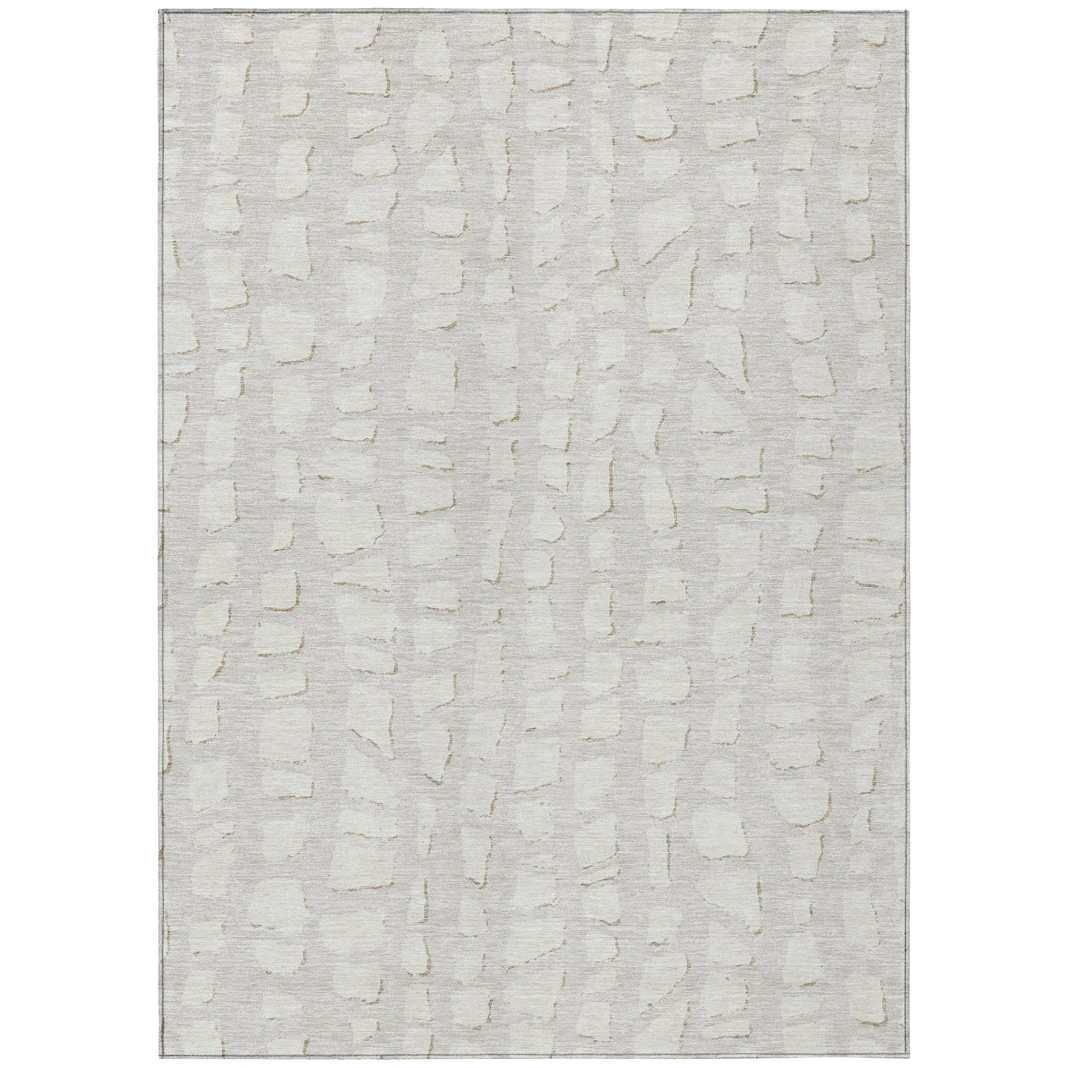 Machine Washable Indoor/ Outdoor Chantille Modern Abstract Rug