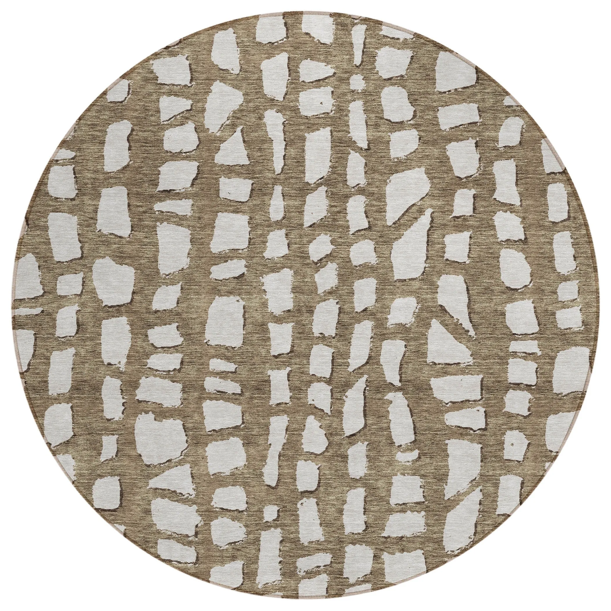 Machine Washable Indoor/ Outdoor Chantille Modern Abstract Rug