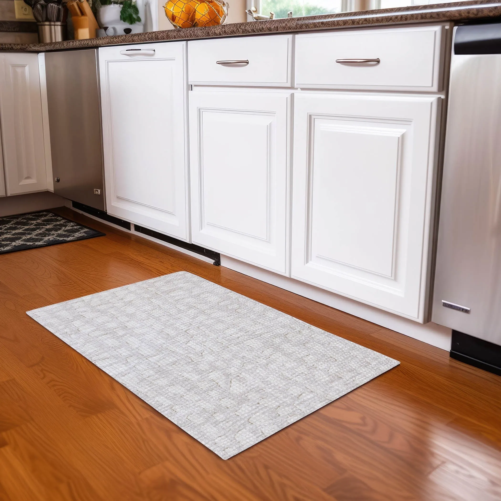 Machine Washable Indoor/ Outdoor Chantille Modern Abstract Rug