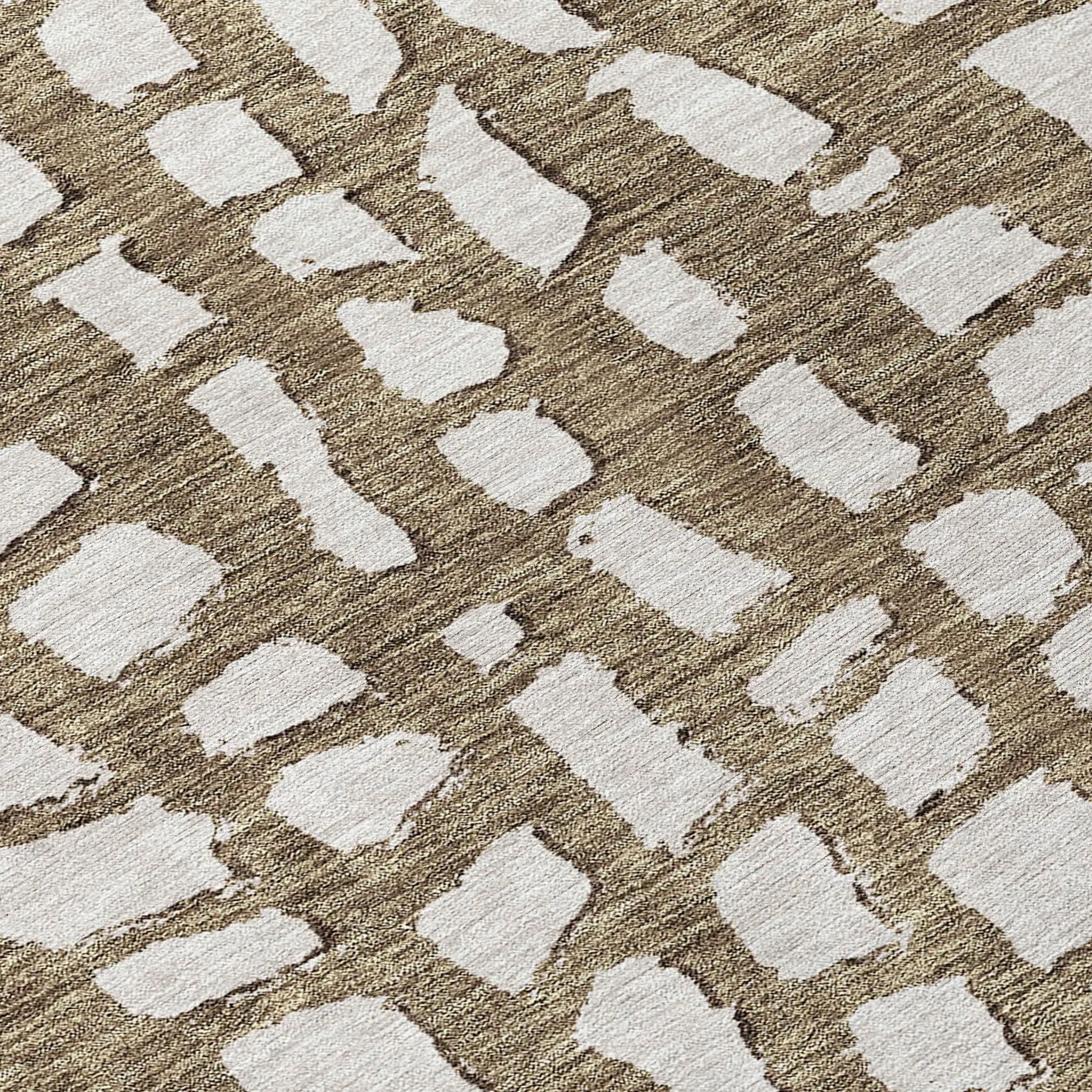 Machine Washable Indoor/ Outdoor Chantille Modern Abstract Rug