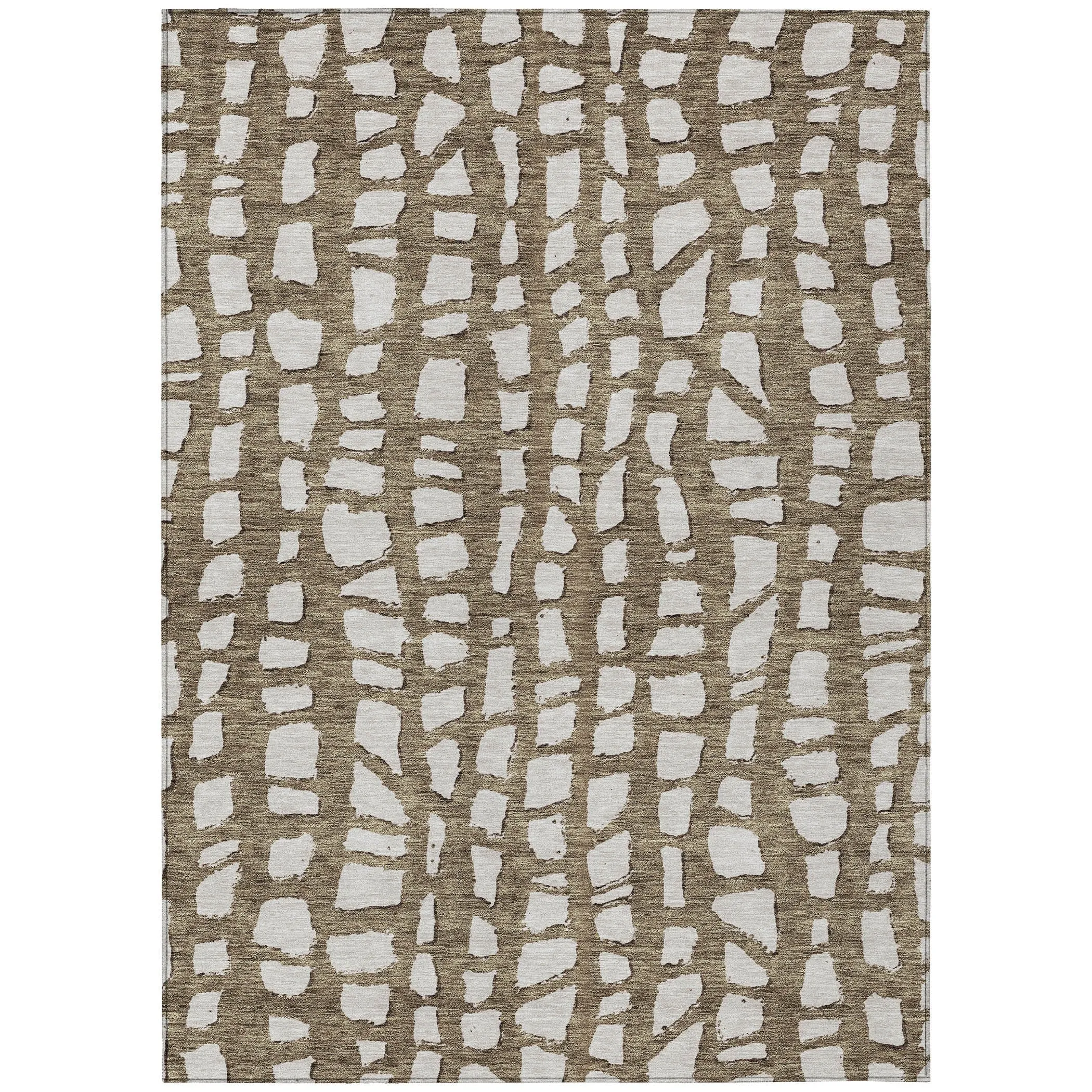 Machine Washable Indoor/ Outdoor Chantille Modern Abstract Rug
