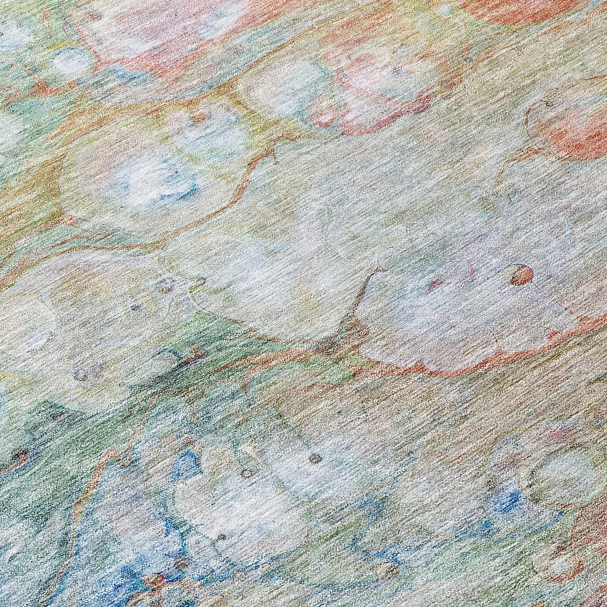 Machine Washable Indoor/ Outdoor Chantille Modern Abstract Rug