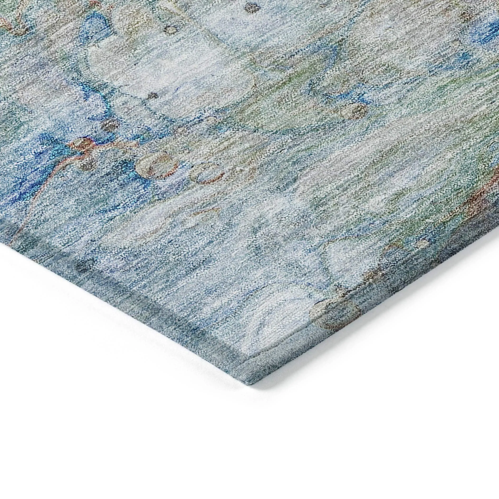 Machine Washable Indoor/ Outdoor Chantille Modern Abstract Rug