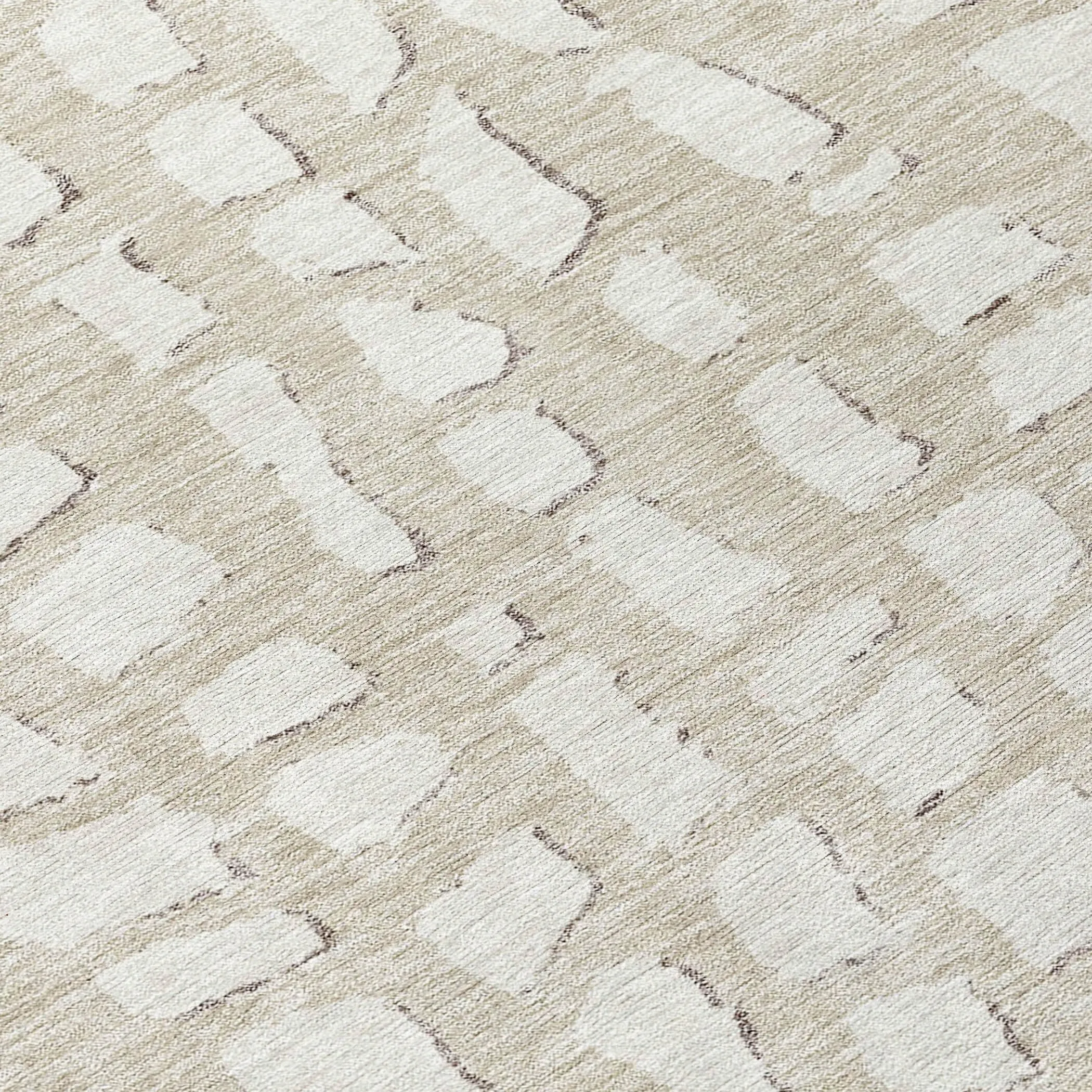 Machine Washable Indoor/ Outdoor Chantille Modern Abstract Rug