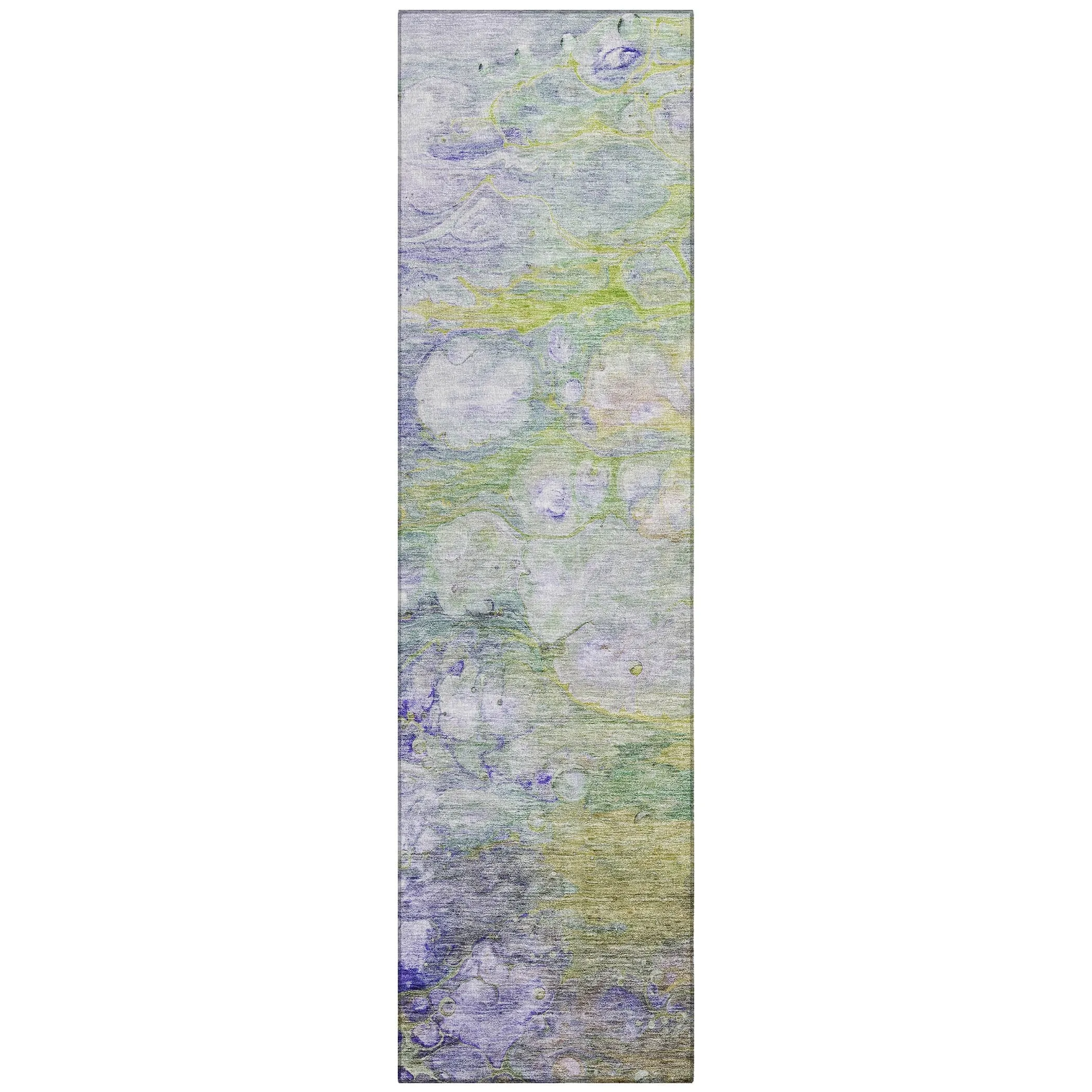 Machine Washable Indoor/ Outdoor Chantille Modern Abstract Rug