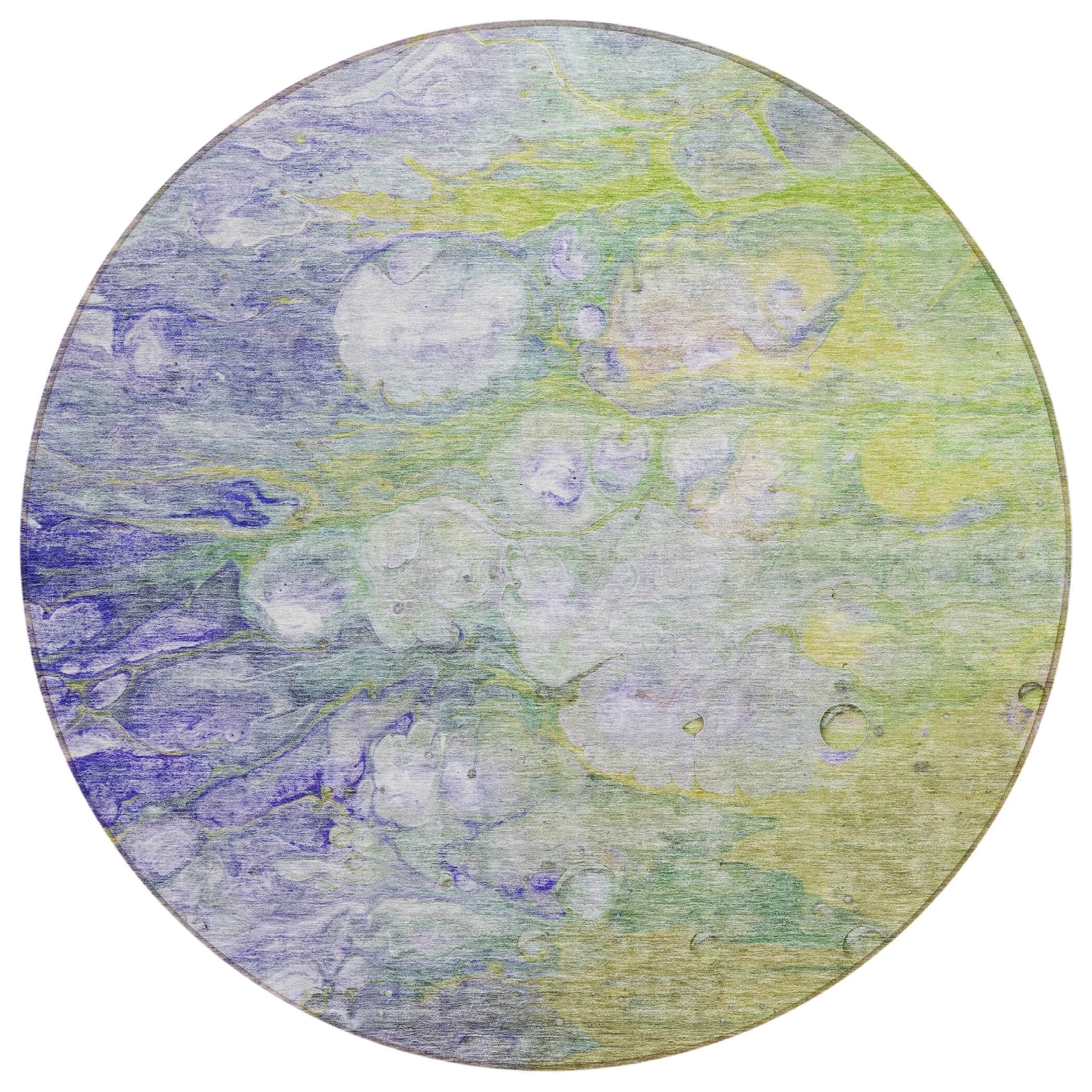 Machine Washable Indoor/ Outdoor Chantille Modern Abstract Rug