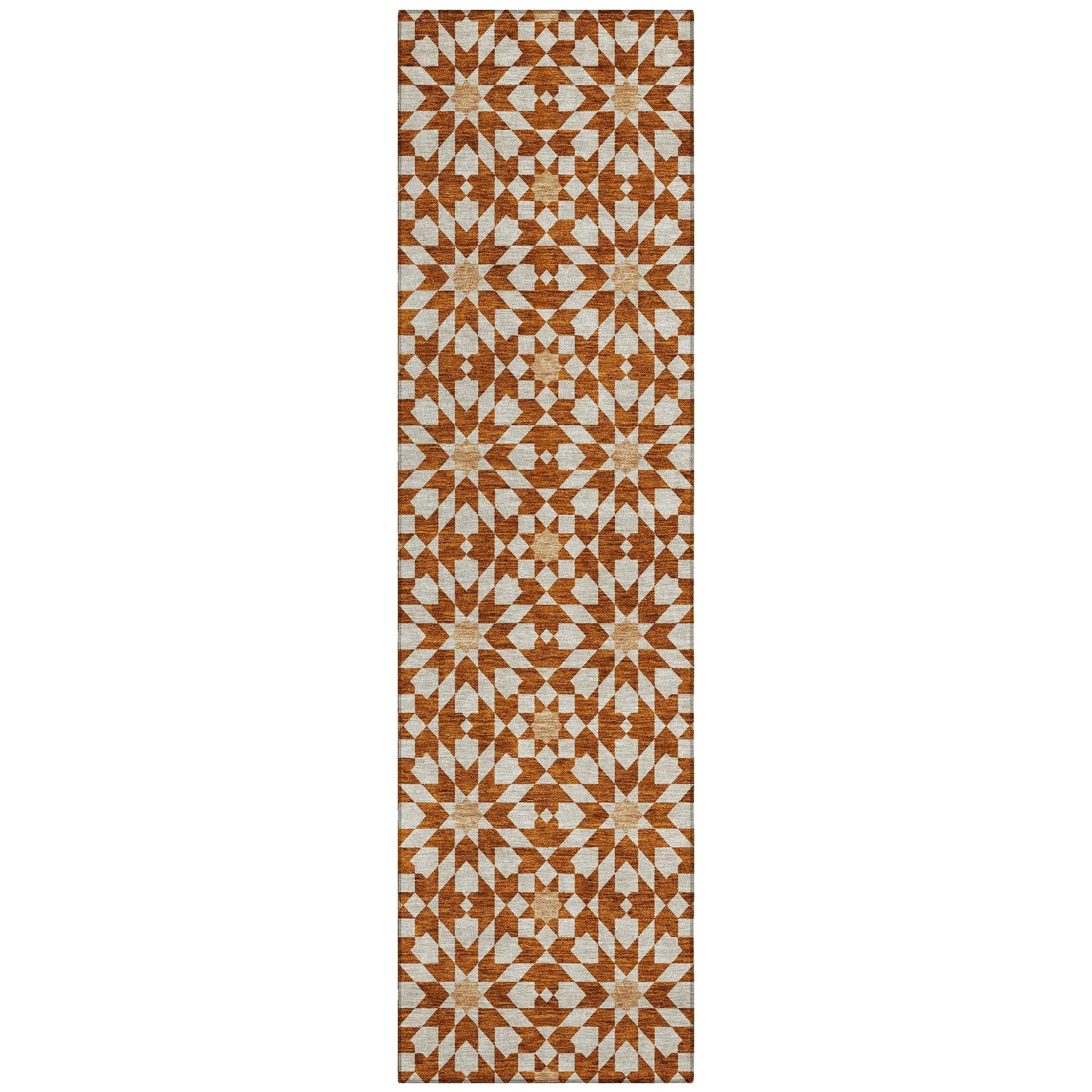 Machine Washable Indoor/ Outdoor Chantille Modern Boho Rug
