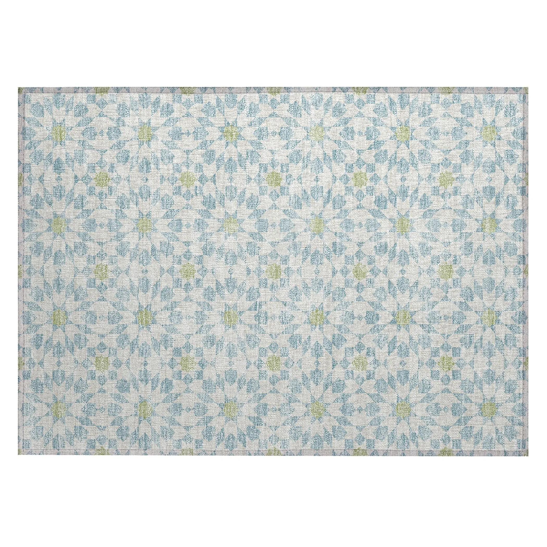 Machine Washable Indoor/ Outdoor Chantille Modern Boho Rug