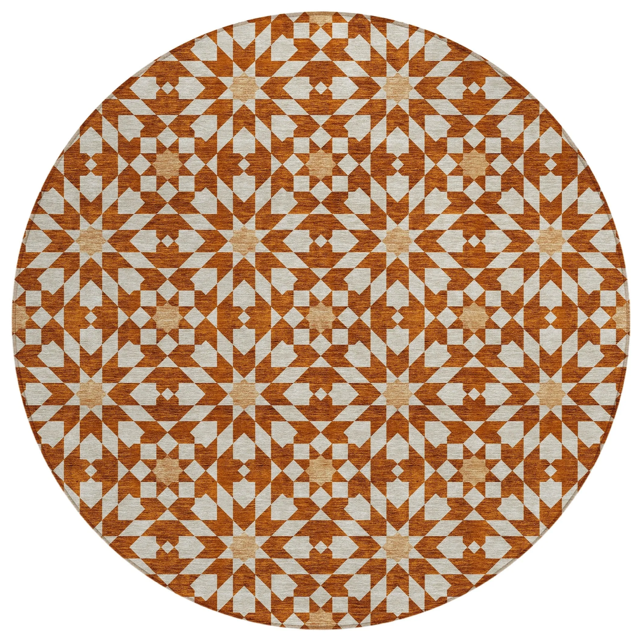 Machine Washable Indoor/ Outdoor Chantille Modern Boho Rug