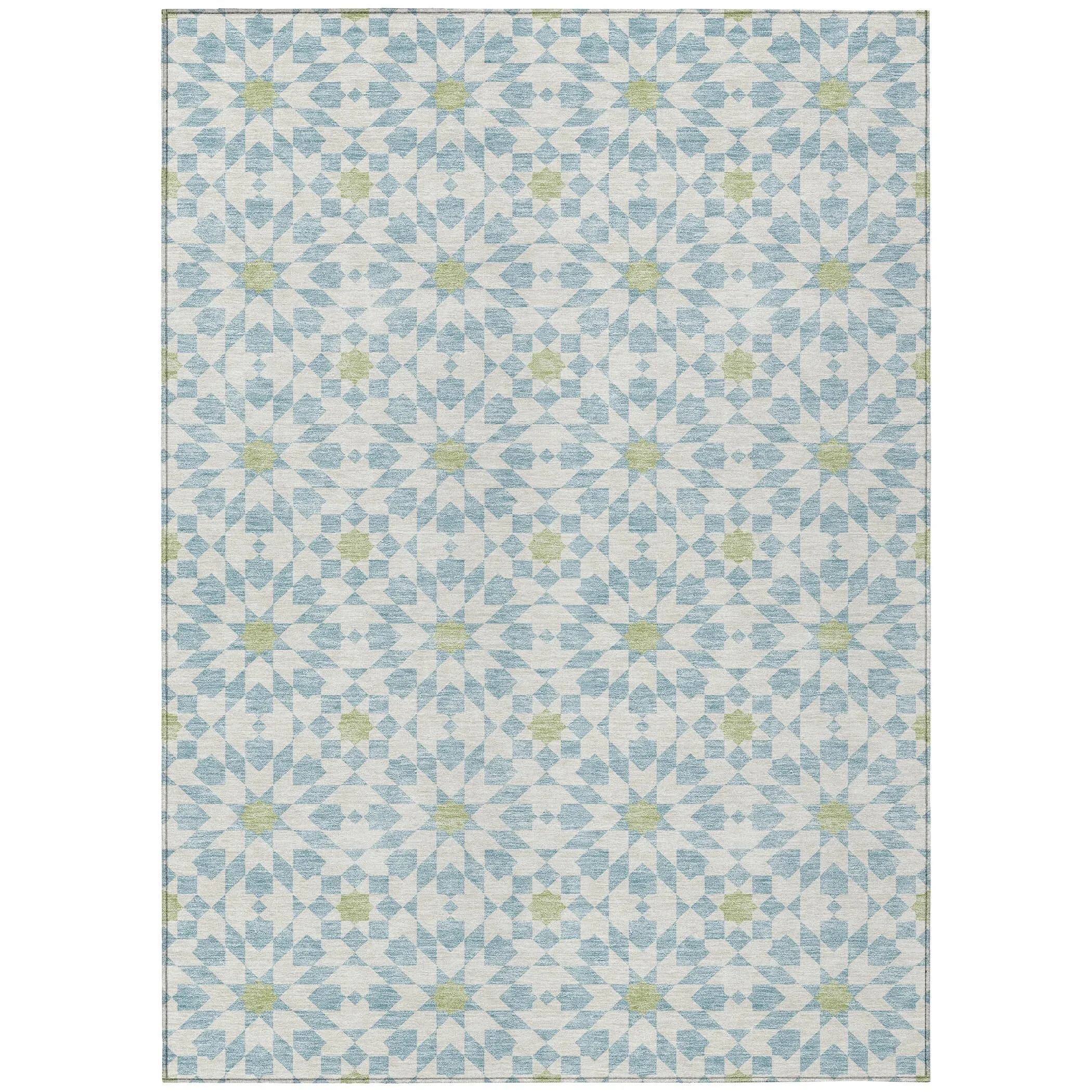 Machine Washable Indoor/ Outdoor Chantille Modern Boho Rug
