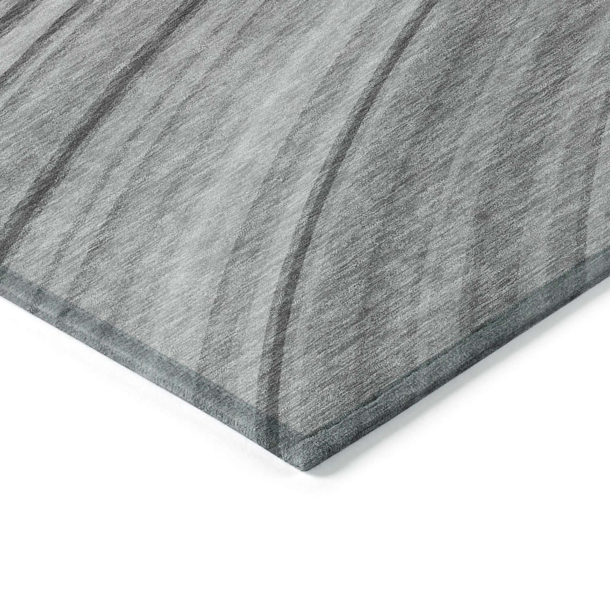 Machine Washable Indoor/ Outdoor Chantille Modern Burst Rug