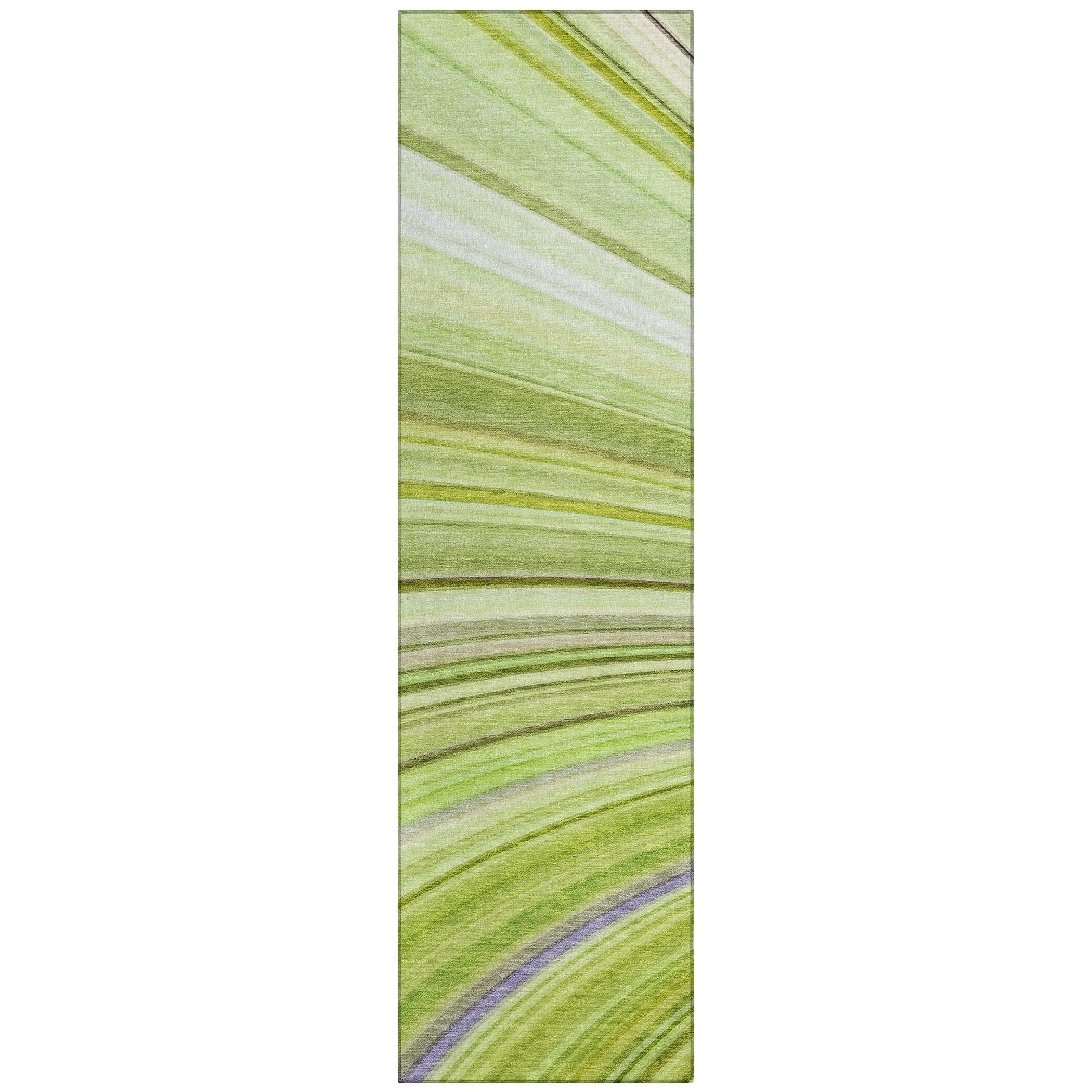 Machine Washable Indoor/ Outdoor Chantille Modern Burst Rug