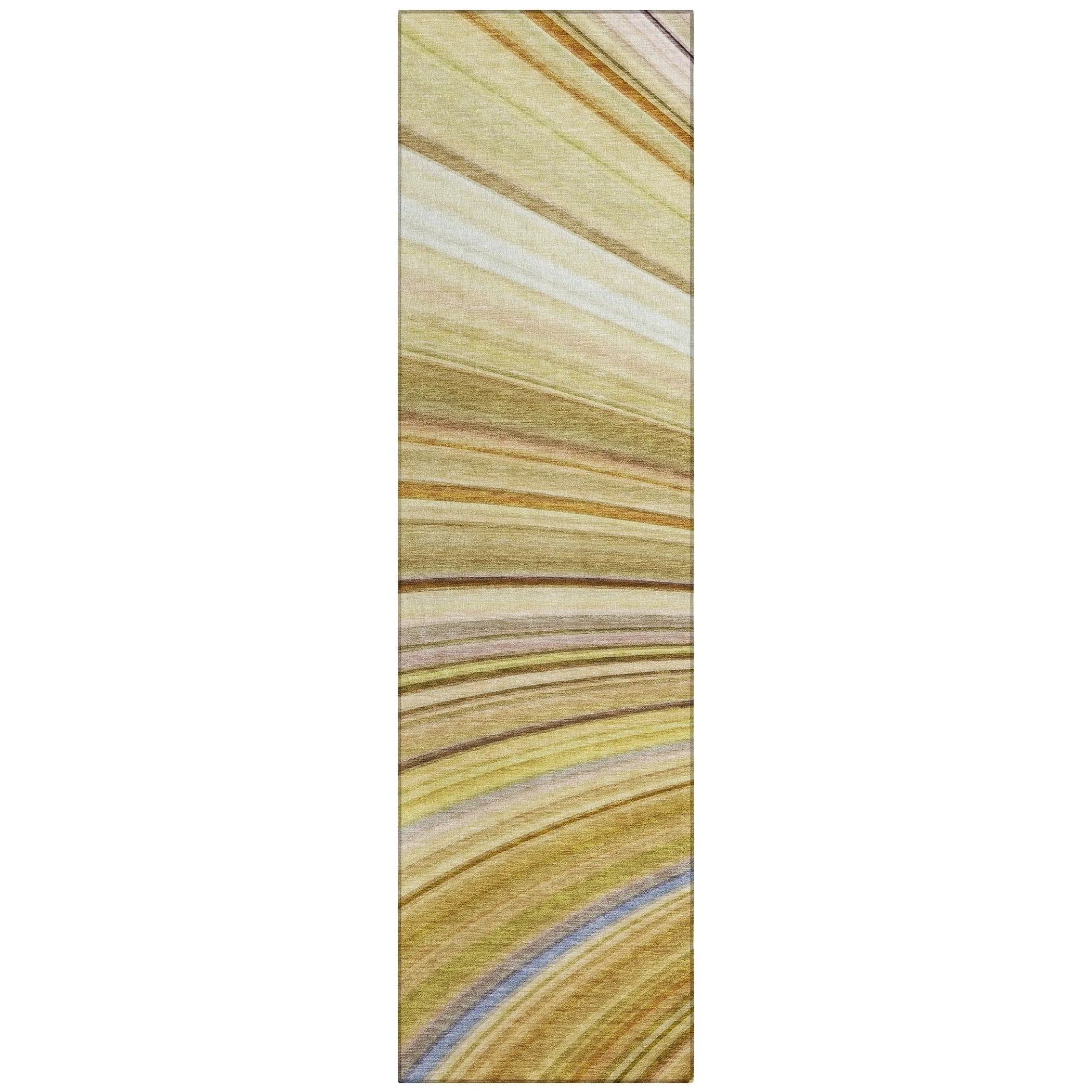 Machine Washable Indoor/ Outdoor Chantille Modern Burst Rug
