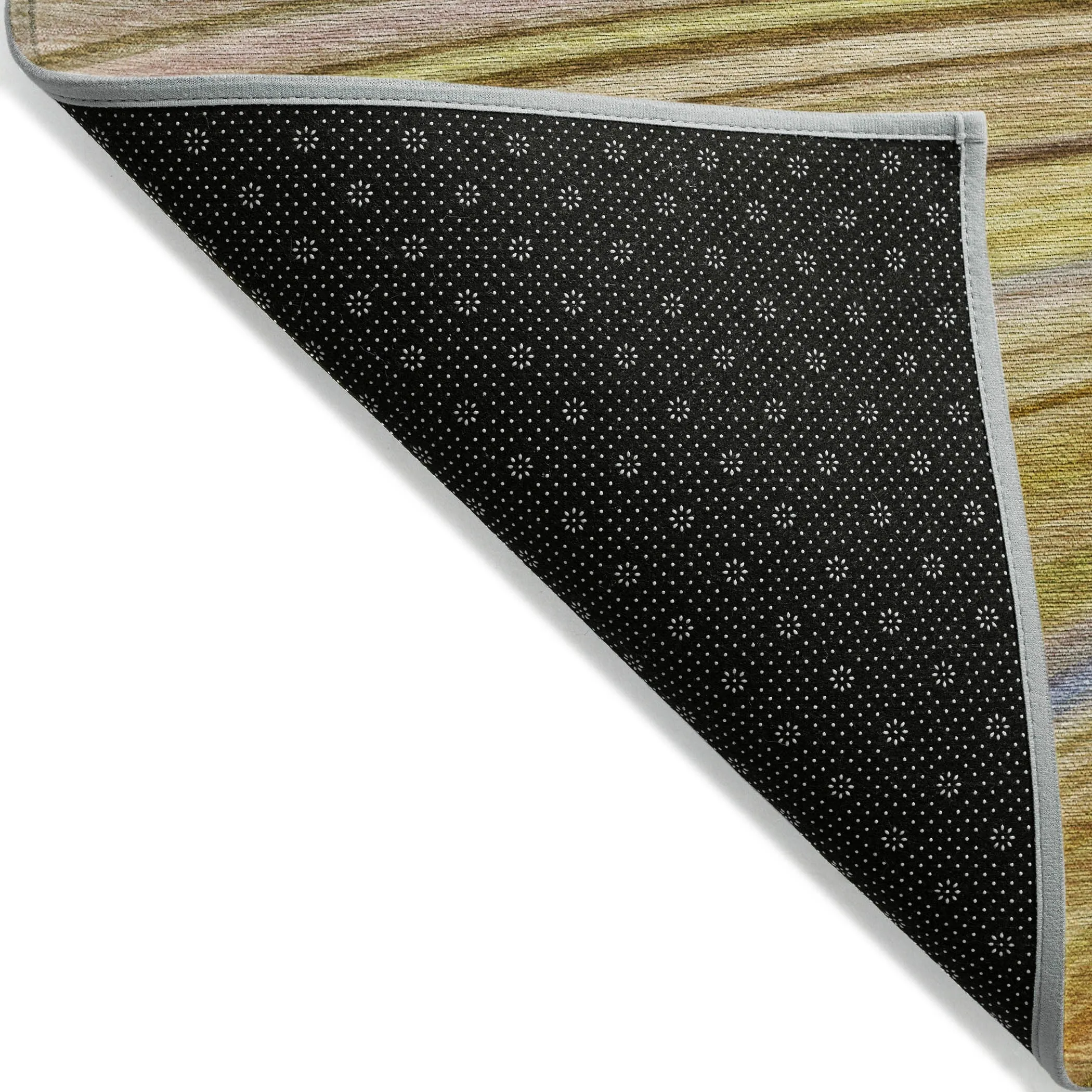 Machine Washable Indoor/ Outdoor Chantille Modern Burst Rug