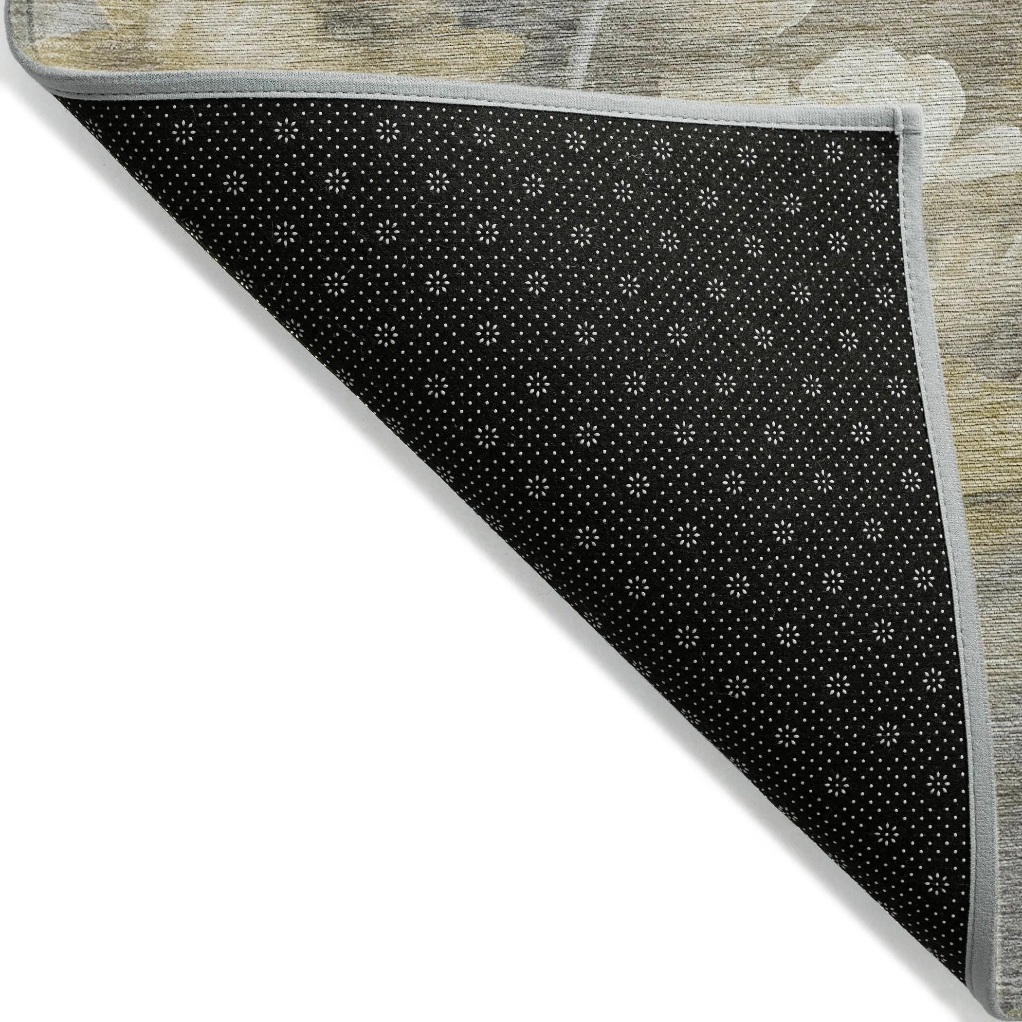 Machine Washable Indoor/ Outdoor Chantille Modern Floral Rug