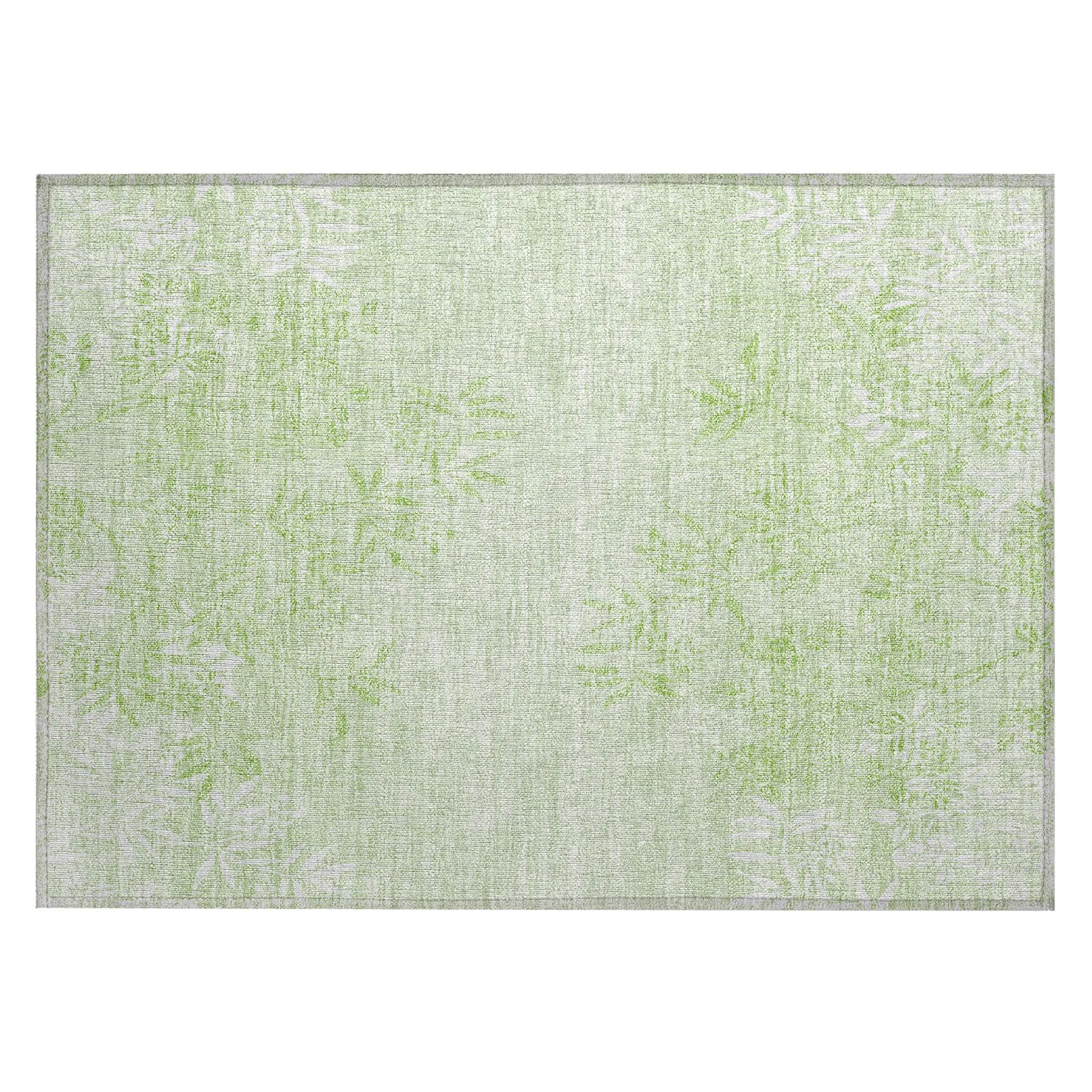 Machine Washable Indoor/ Outdoor Chantille Modern Garden Rug