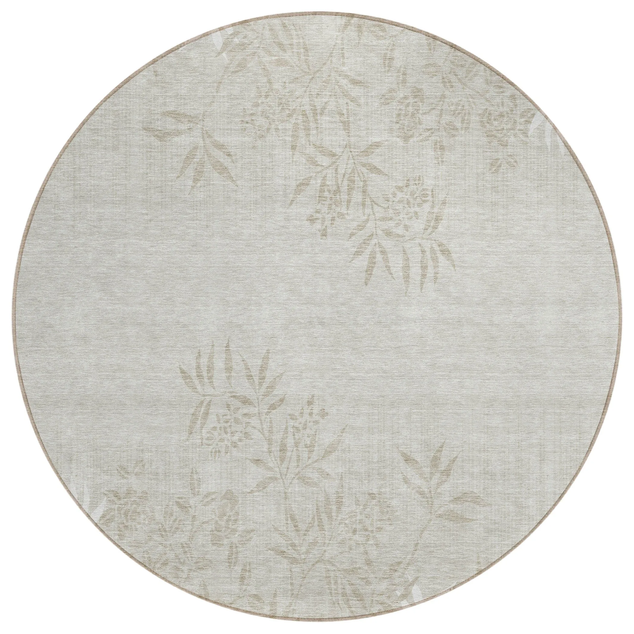 Machine Washable Indoor/ Outdoor Chantille Modern Garden Rug