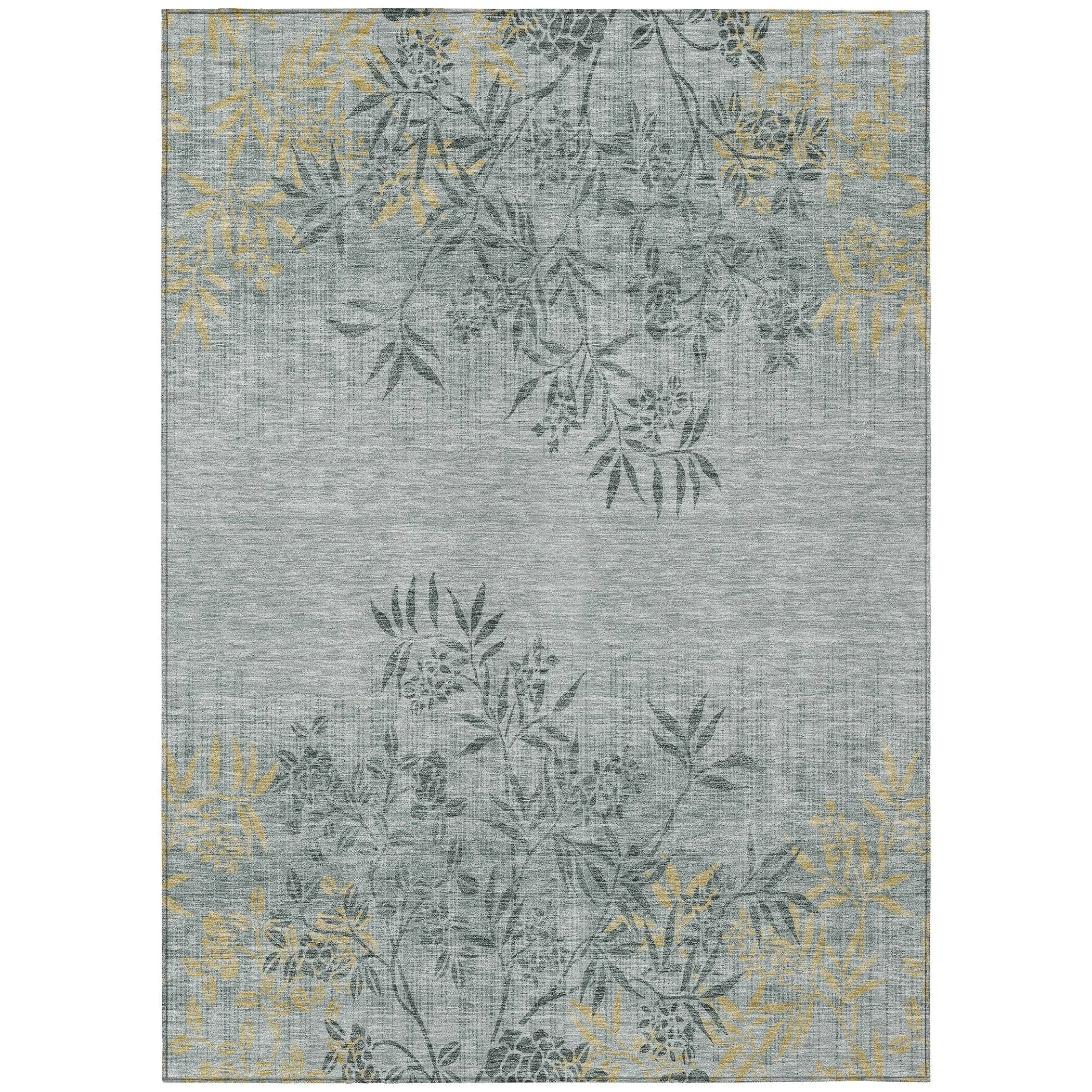 Machine Washable Indoor/ Outdoor Chantille Modern Garden Rug