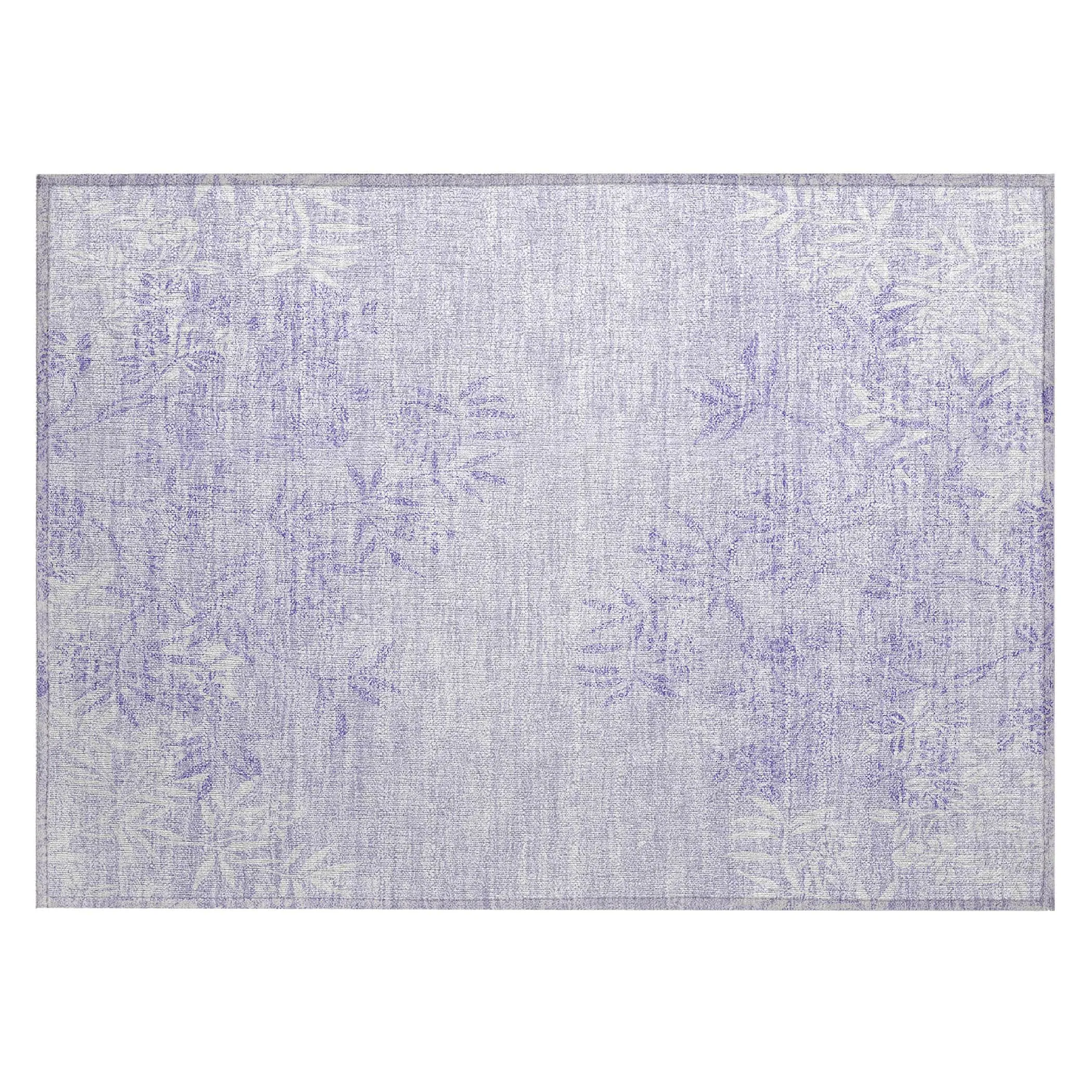 Machine Washable Indoor/ Outdoor Chantille Modern Garden Rug